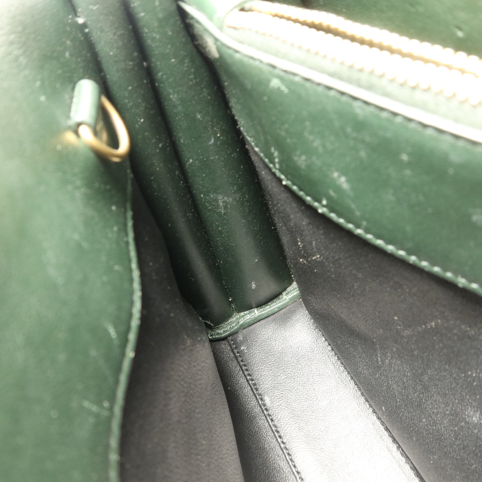 SAINT LAURENT 牛皮皮革/蛇皮皮革Sac de Jour金扣手挽肩背兩用袋