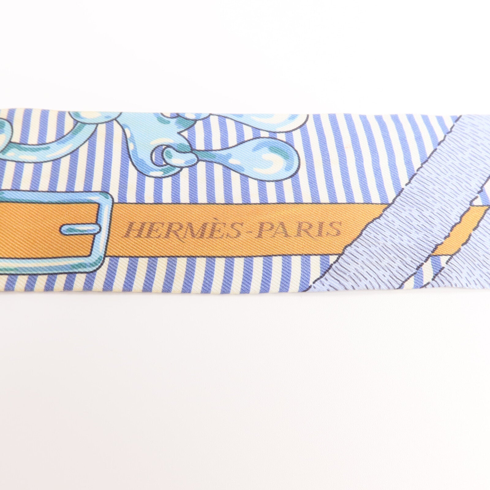 HERMES 絲質Twilly絲巾