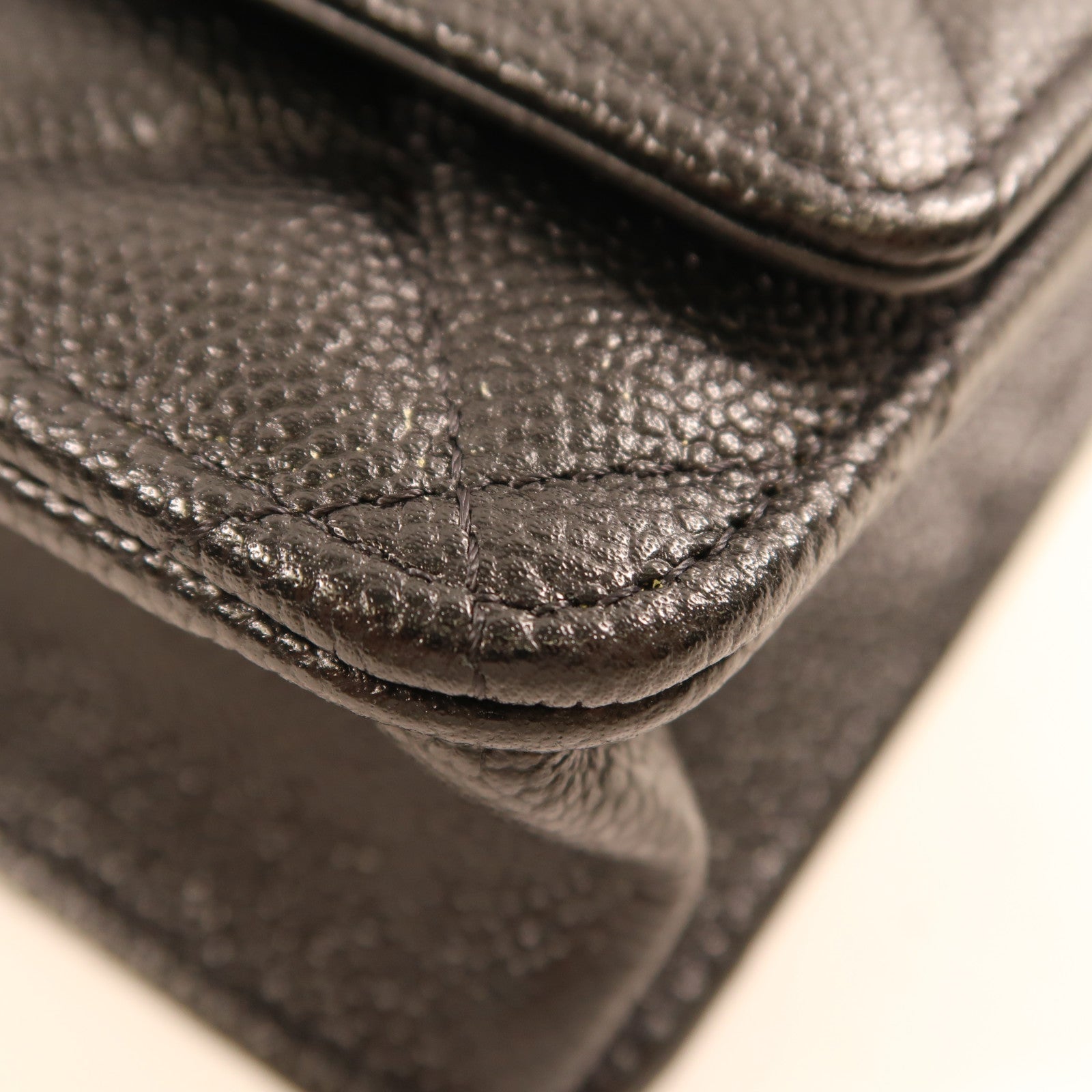 CHANEL 牛皮皮革Wallet On Chain金扣肩背袋