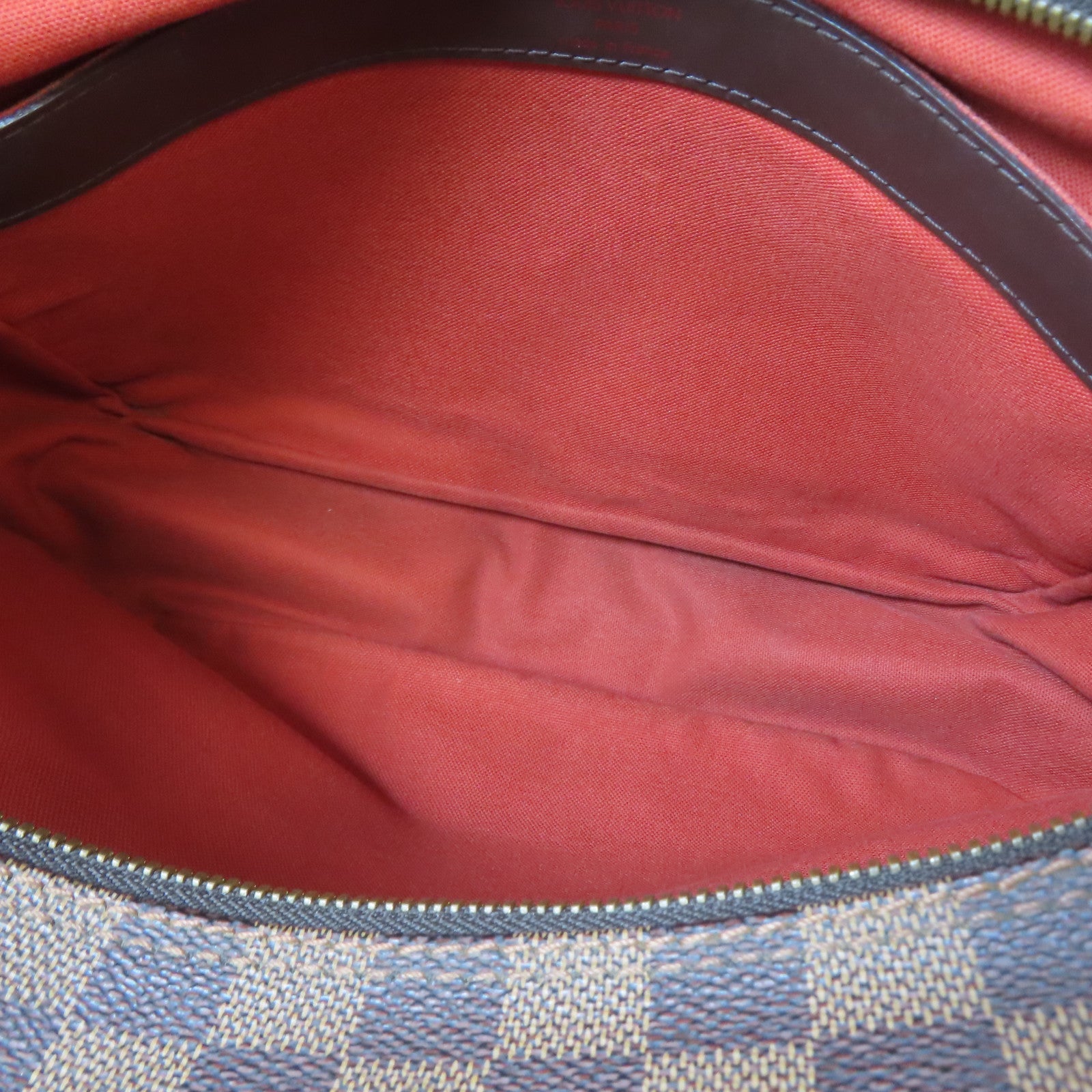 LOUIS VUITTON Damier Naviglio金扣肩背袋啡色