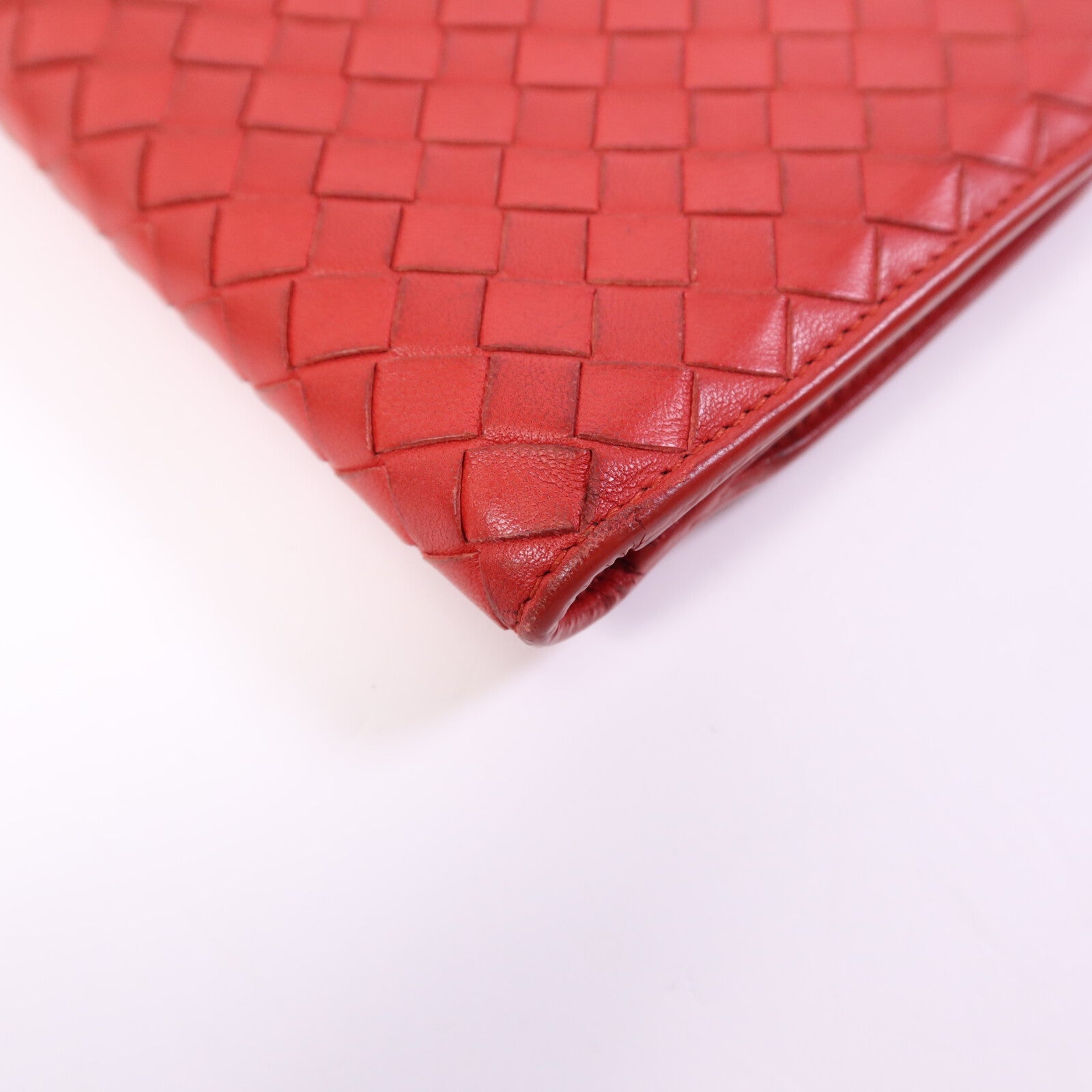 BOTTEGA VENETA 【激減優惠】皮革Bi-fold Wallet金扣錢包