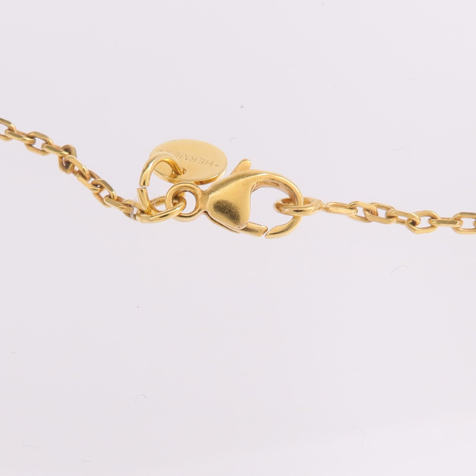 HERMES 金屬/皮革As De Coeu金扣耳環