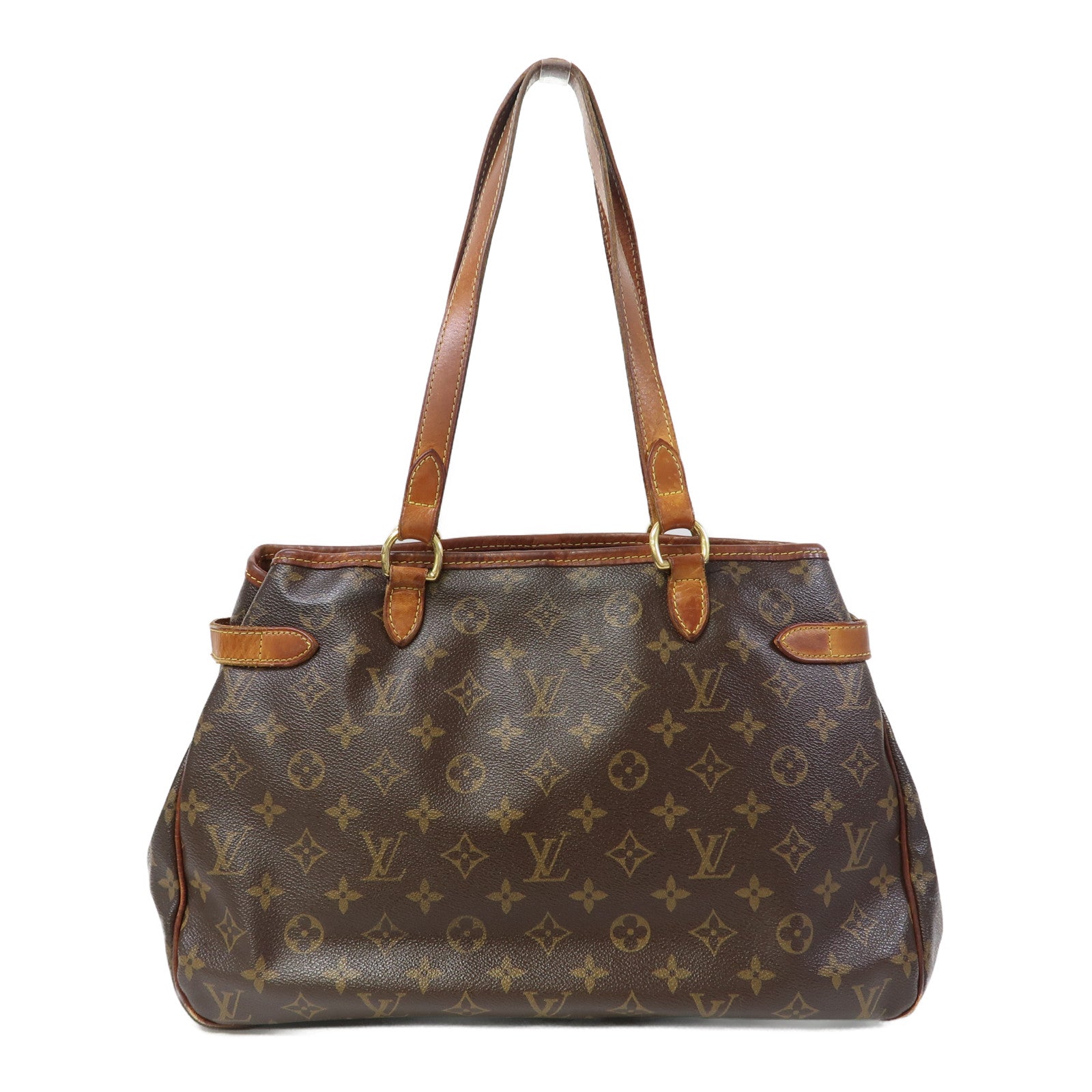 LOUIS VUITTON Monogram Batignolles Horizontal金扣肩背袋啡色