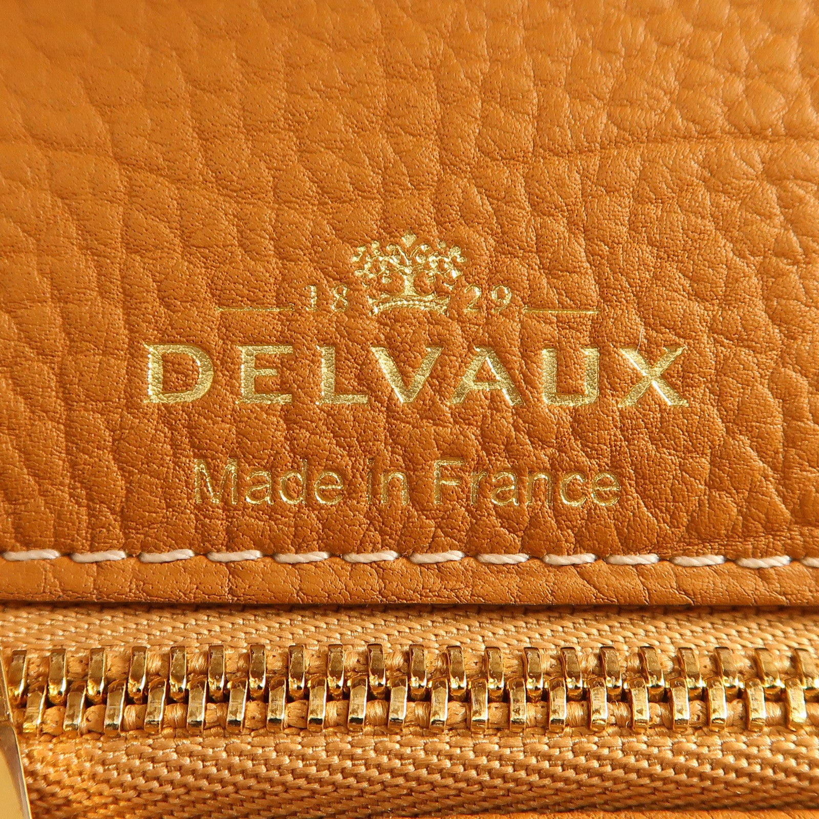 Delvaux 牛皮皮革Brillant MM金扣手挽肩背兩用袋