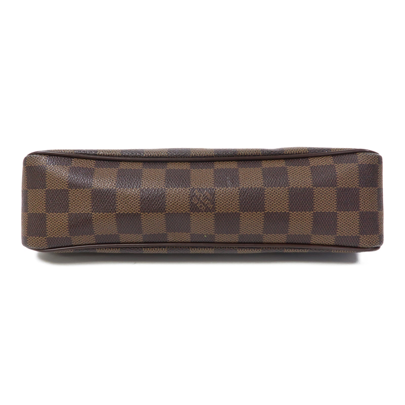LOUIS VUITTON Damier Ebene Ravello PM金扣肩背袋啡色