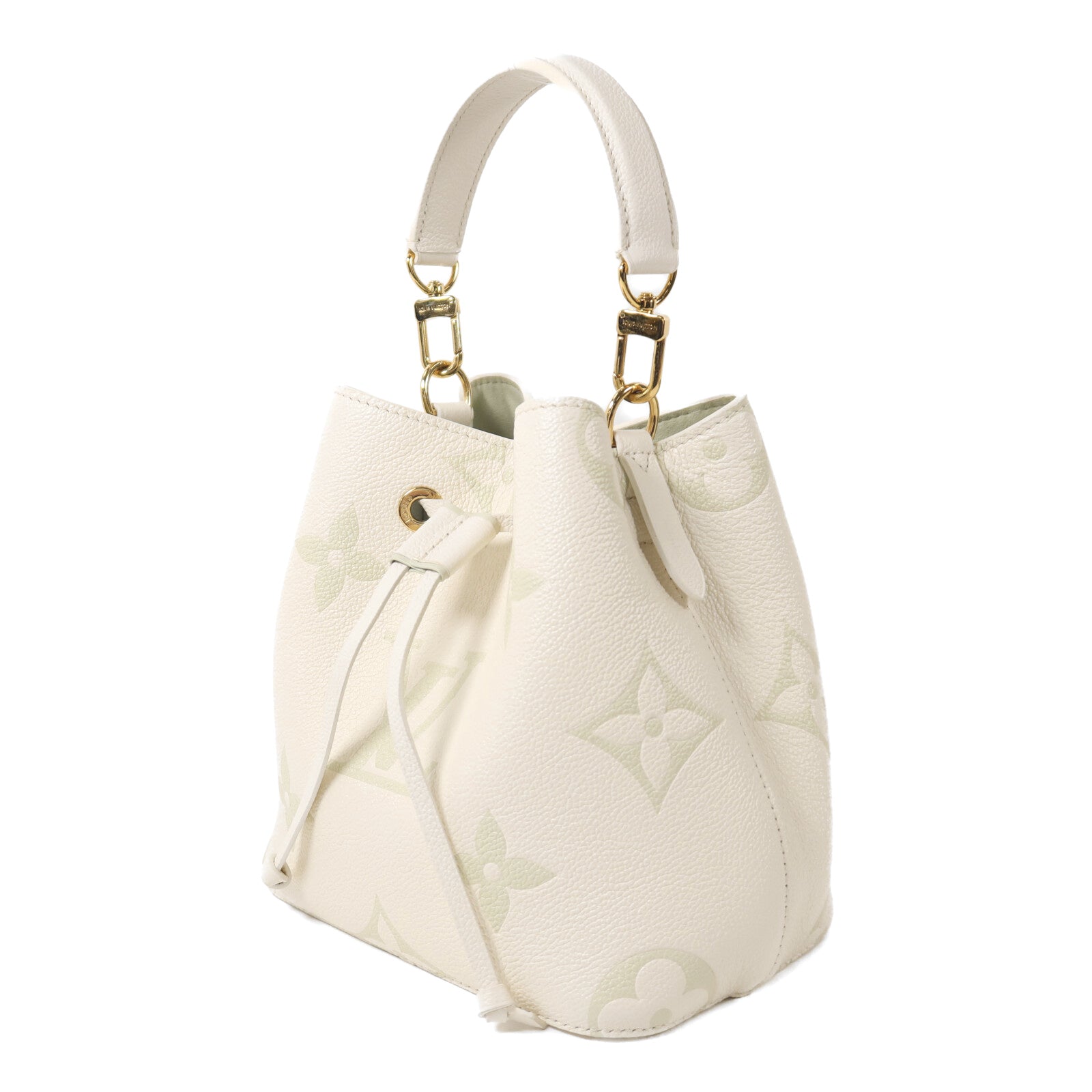 LOUIS VUITTON Monogram Empreinte Giant NeoNoe BB金扣手挽肩背兩用袋