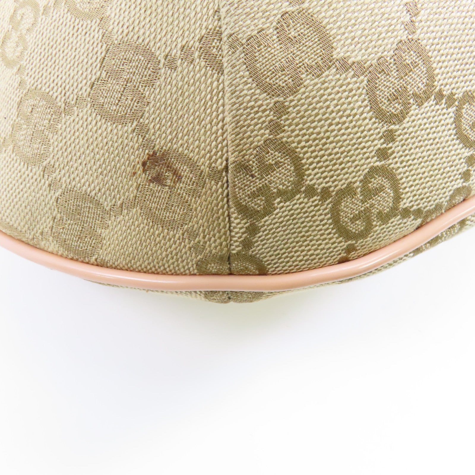 GUCCI 帆布Shoulder Bag金扣肩背袋啡色粉紅色