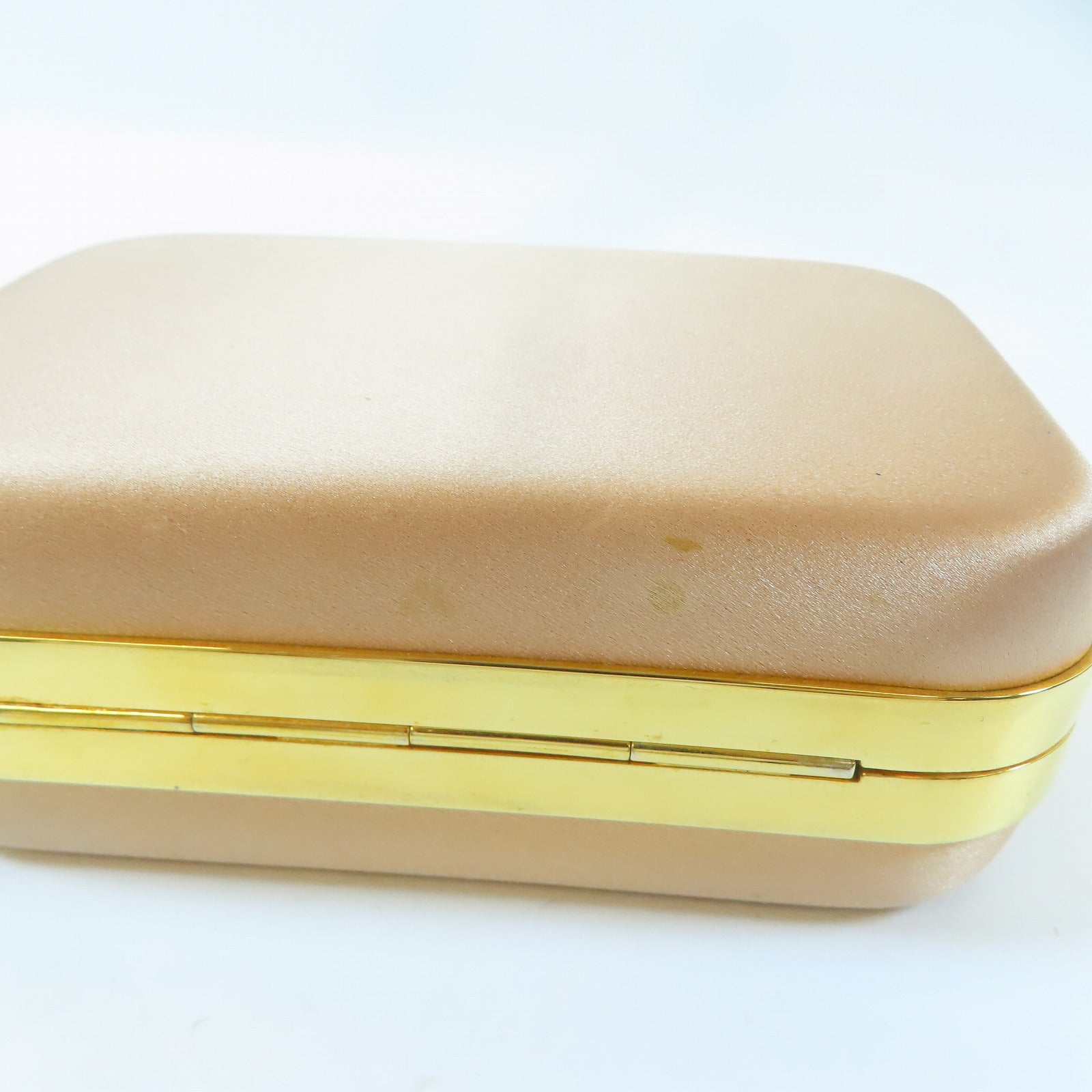 Miu Miu Satin Clutch Box金扣鏈帶肩背袋粉紅色