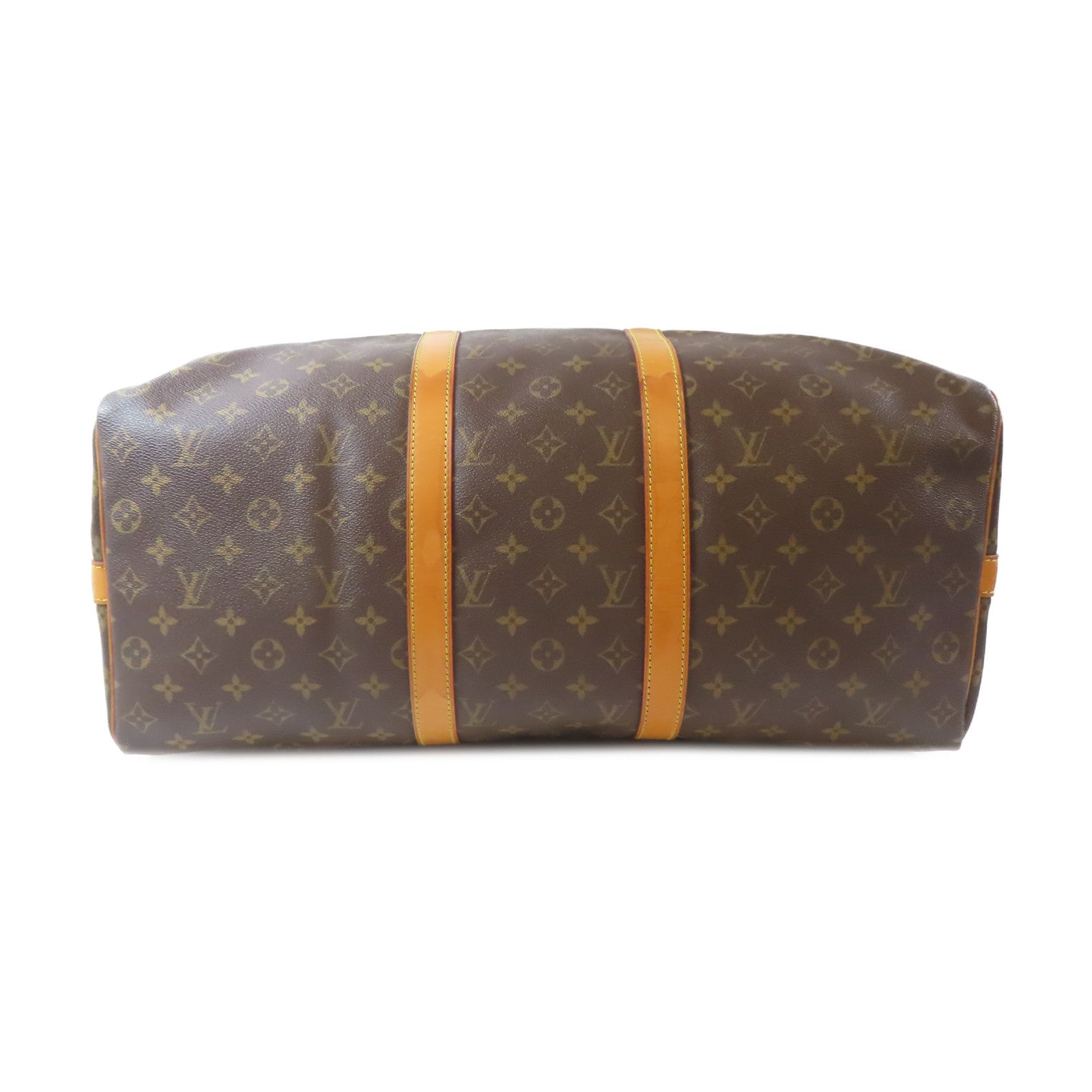 LOUIS VUITTON Monogram Keepall Bandouliere 50金扣手挽肩背兩用袋啡色