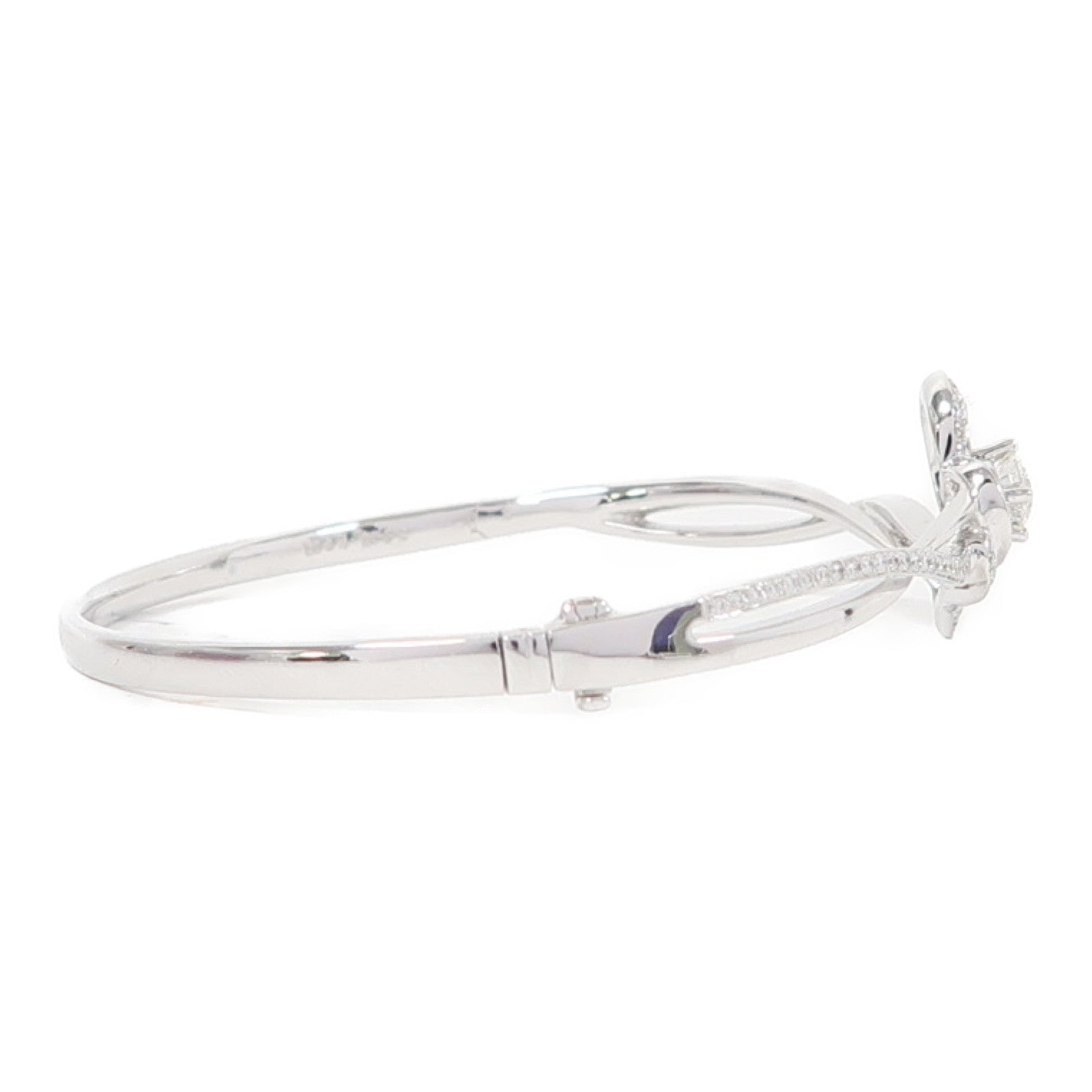 JEWELRY 18K白金Diamond 11.60g 0.52ct鑽石/0.32ct鑽石手鐲
