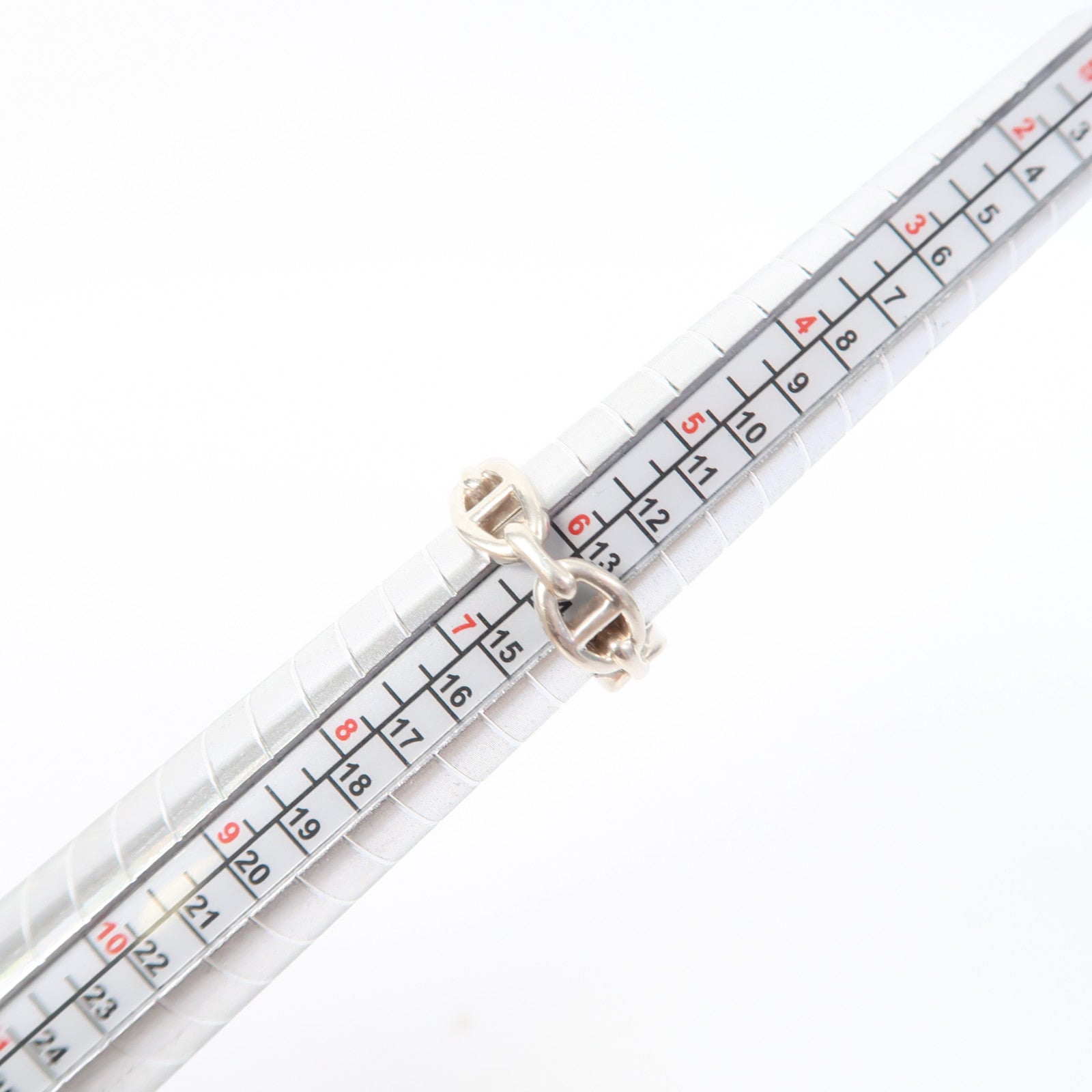 HERMES 925純銀Chain D'Ancre Ring戒指US#6.5