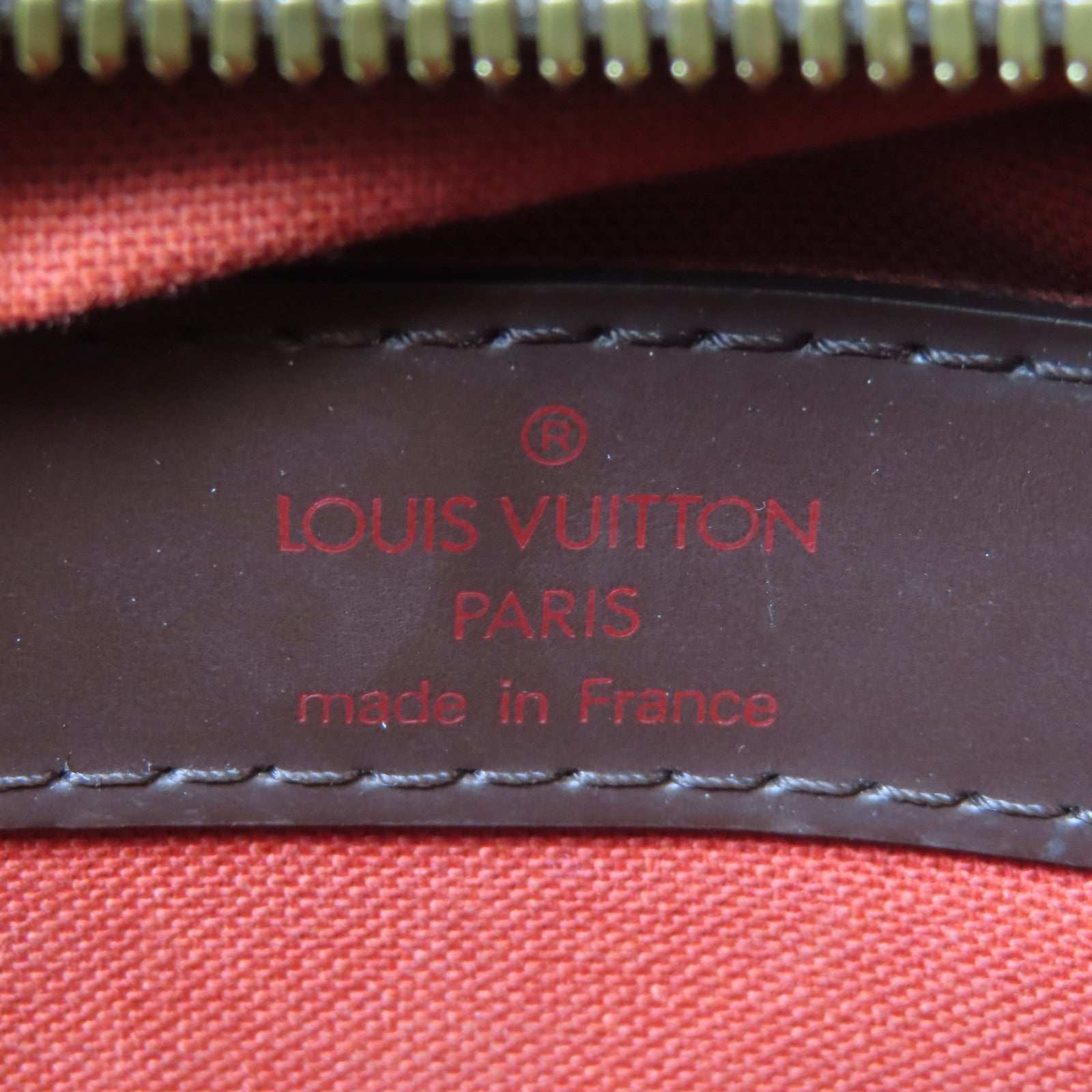 LOUIS VUITTON Damier Naviglio金扣肩背袋啡色
