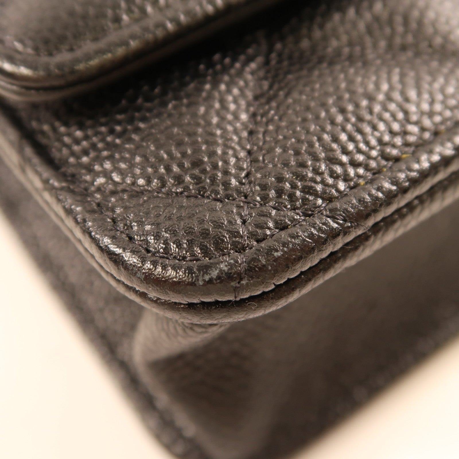 CHANEL 牛皮皮革Wallet On Chain金扣肩背袋