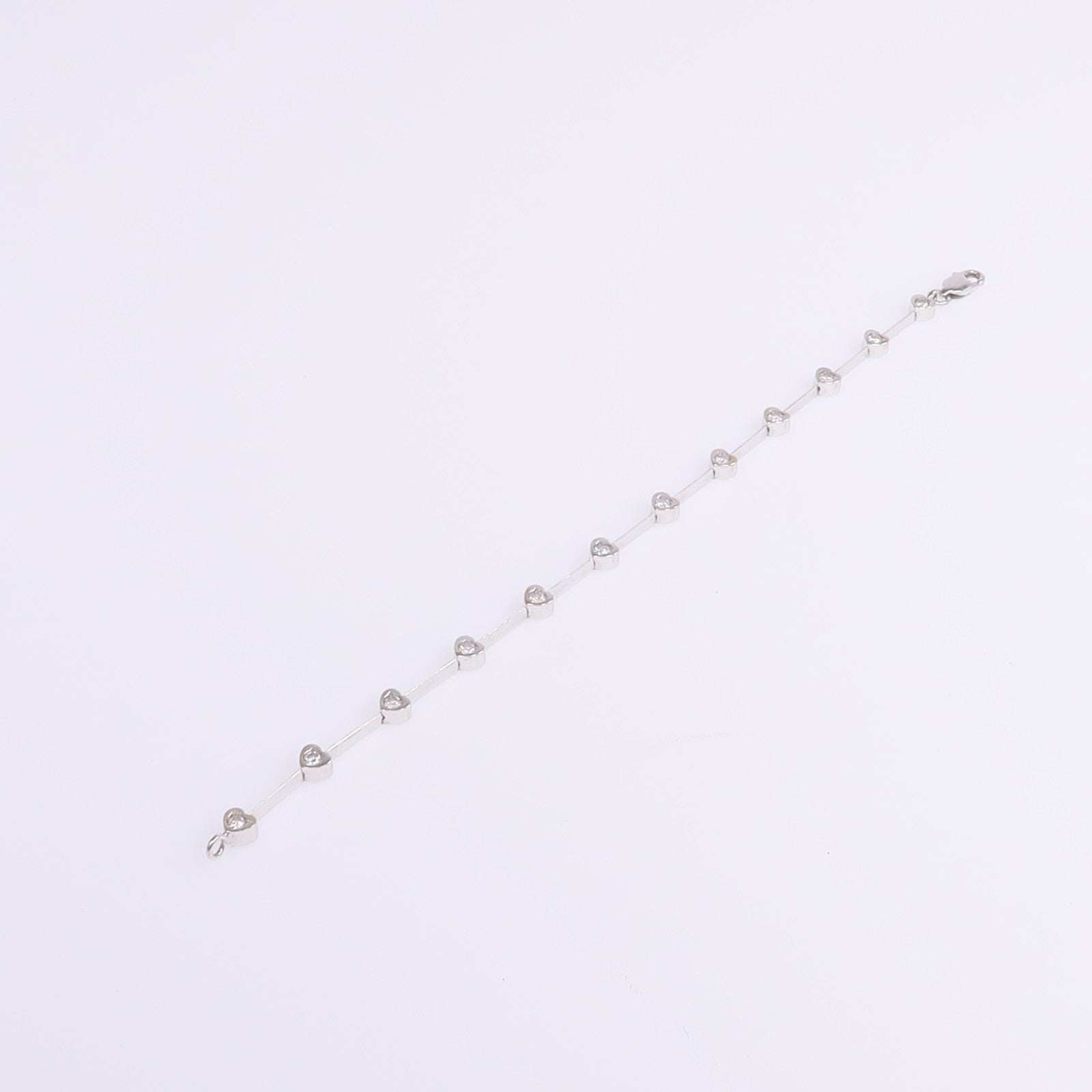 JEWELRY 【激減優惠】18K白金Diamond Bracelet鑽石手鏈