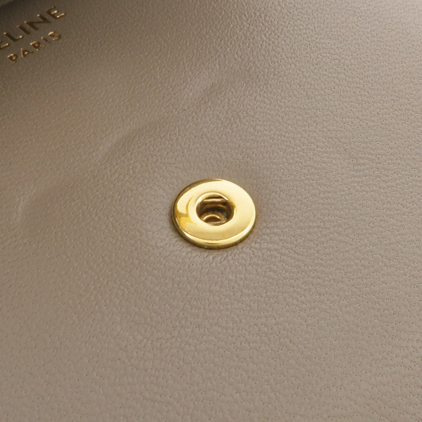 CELINE 牛皮皮革Wallet金扣錢包