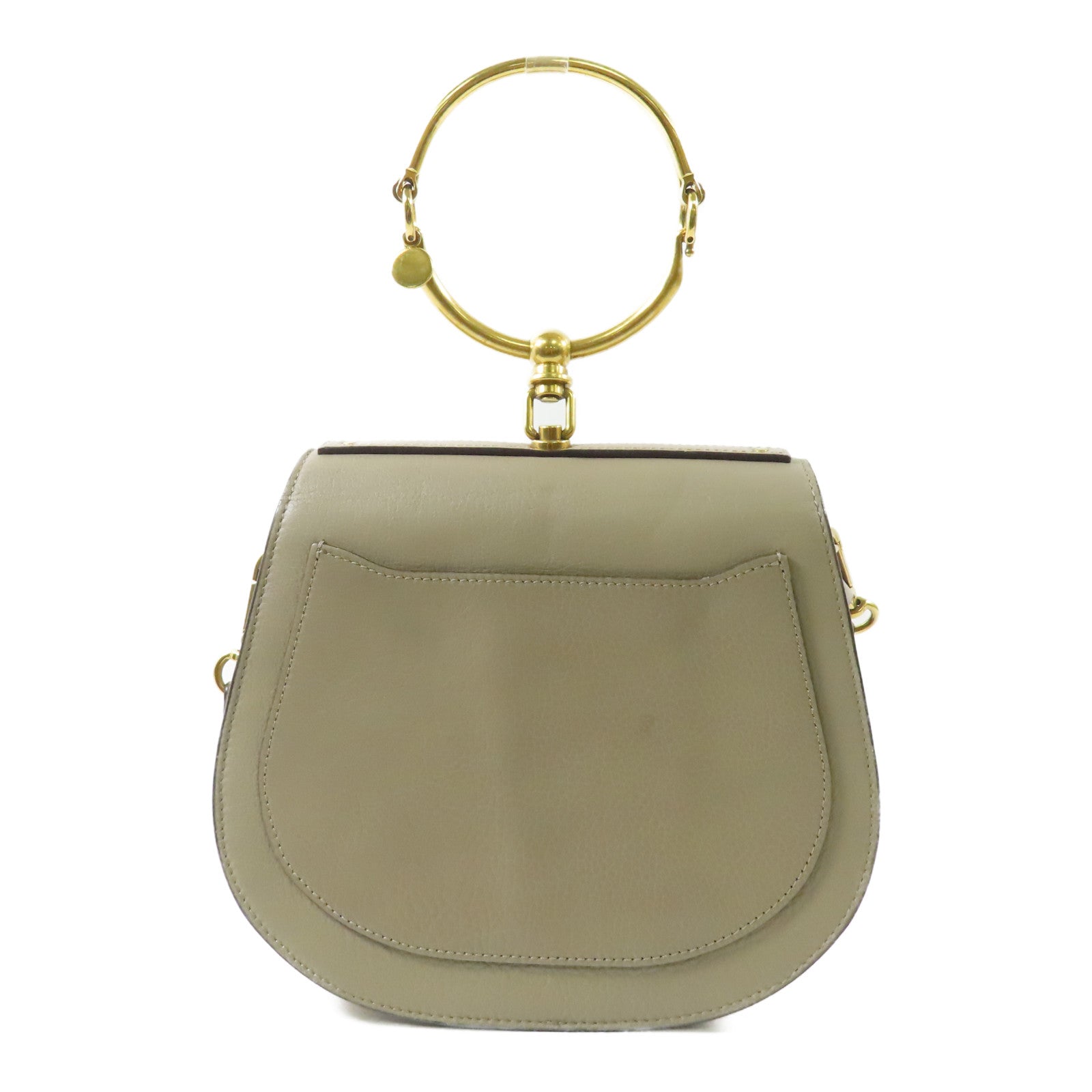 Chloe 【激減優惠】牛皮皮革Nile Bag金扣手挽肩背兩用袋