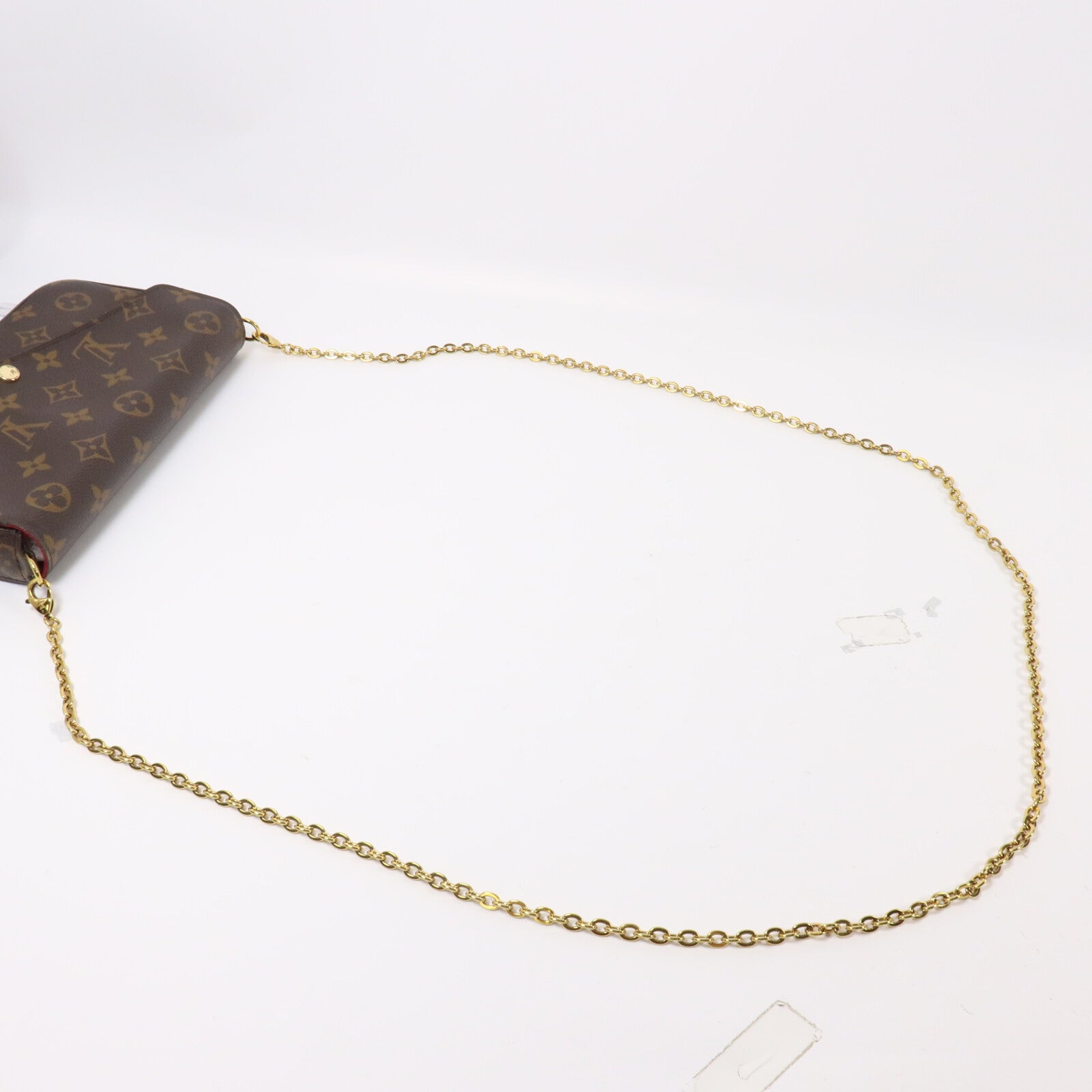 LOUIS VUITTON Monogram Pochette Felicie鏈帶肩背袋