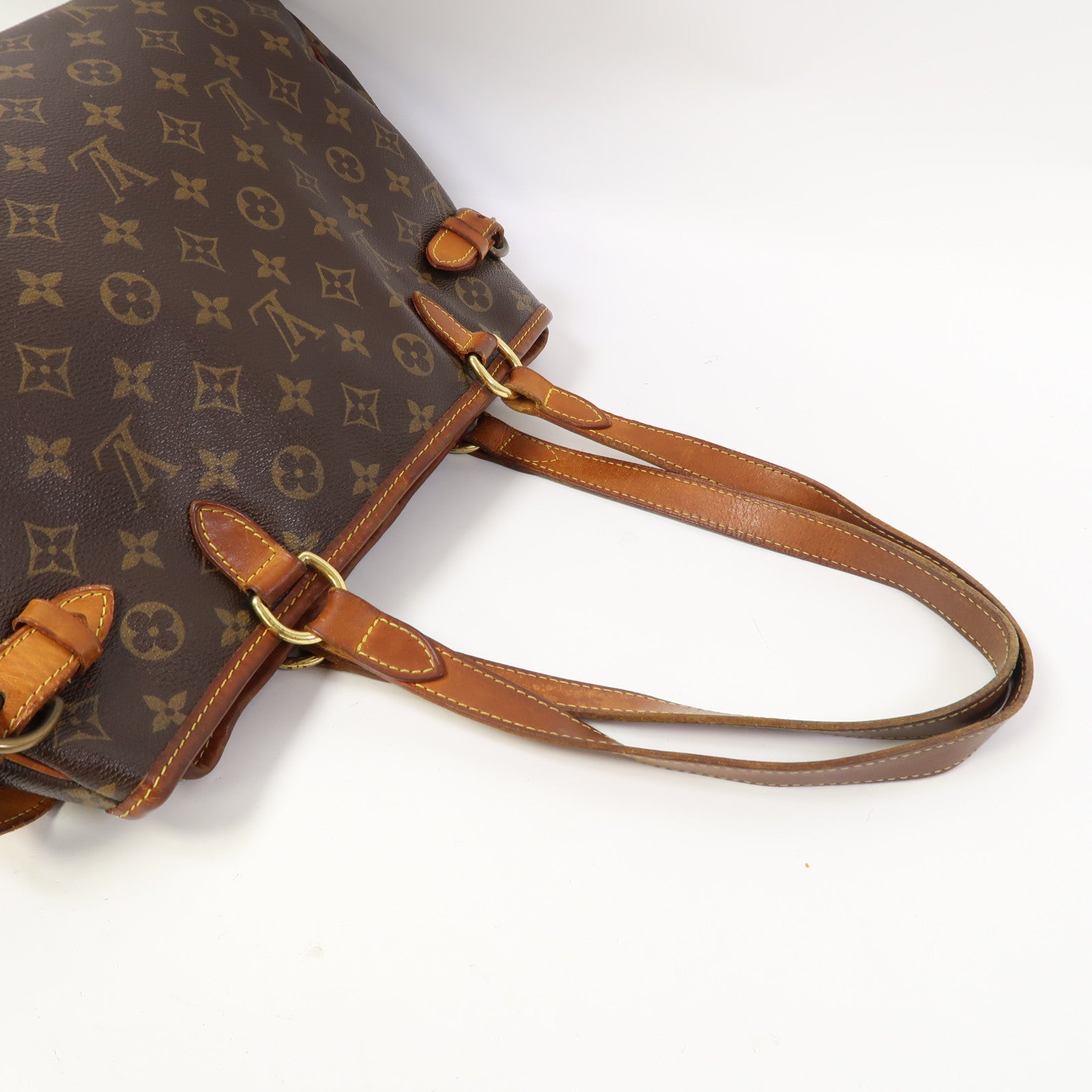 LOUIS VUITTON Monogram Batignolles Horizontal金扣肩背袋啡色