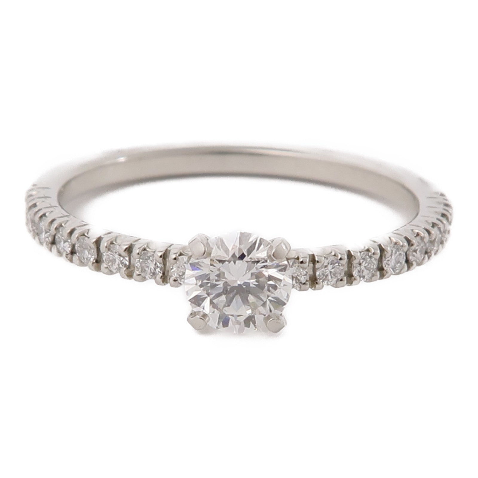 CARTIER PT950鉑金Etincelle Platinum De Cartier Diamond Ring戒指Cartier#46/US#3.75