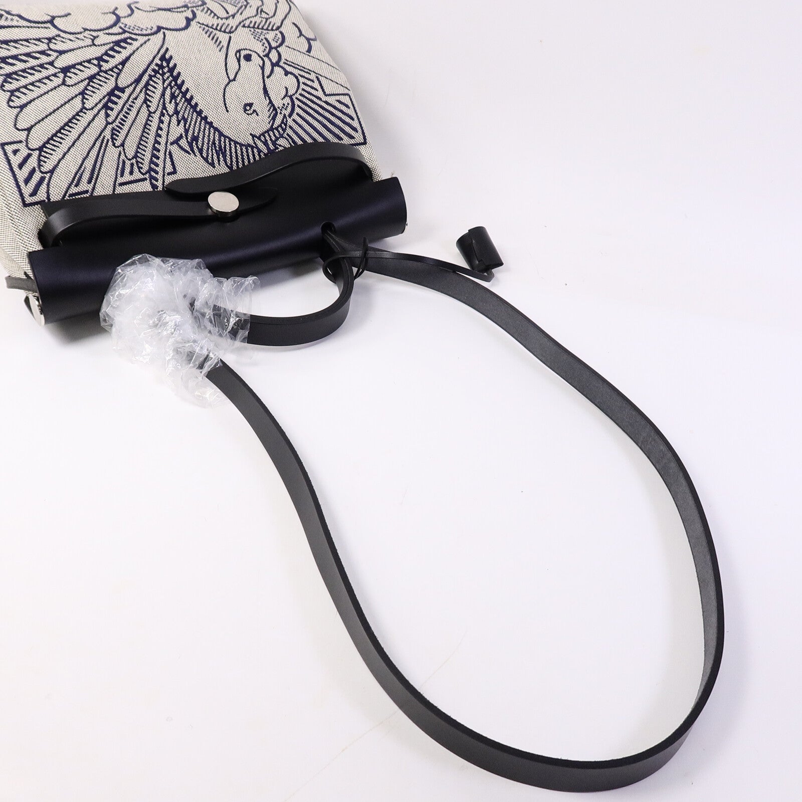 HERMES 帆布Herbag Pegasus Pop PM手挽肩背兩用袋Noir