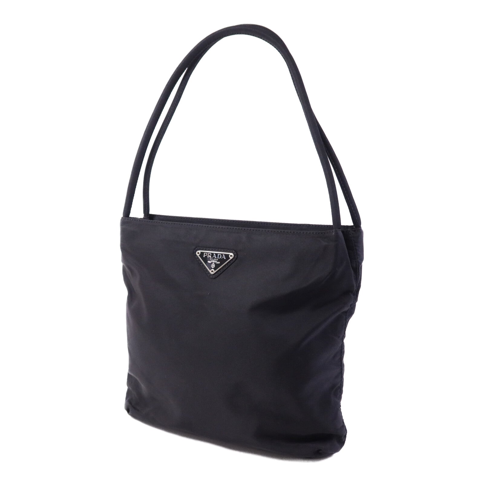 PRADA 尼龍Hand Bag銀扣手挽袋