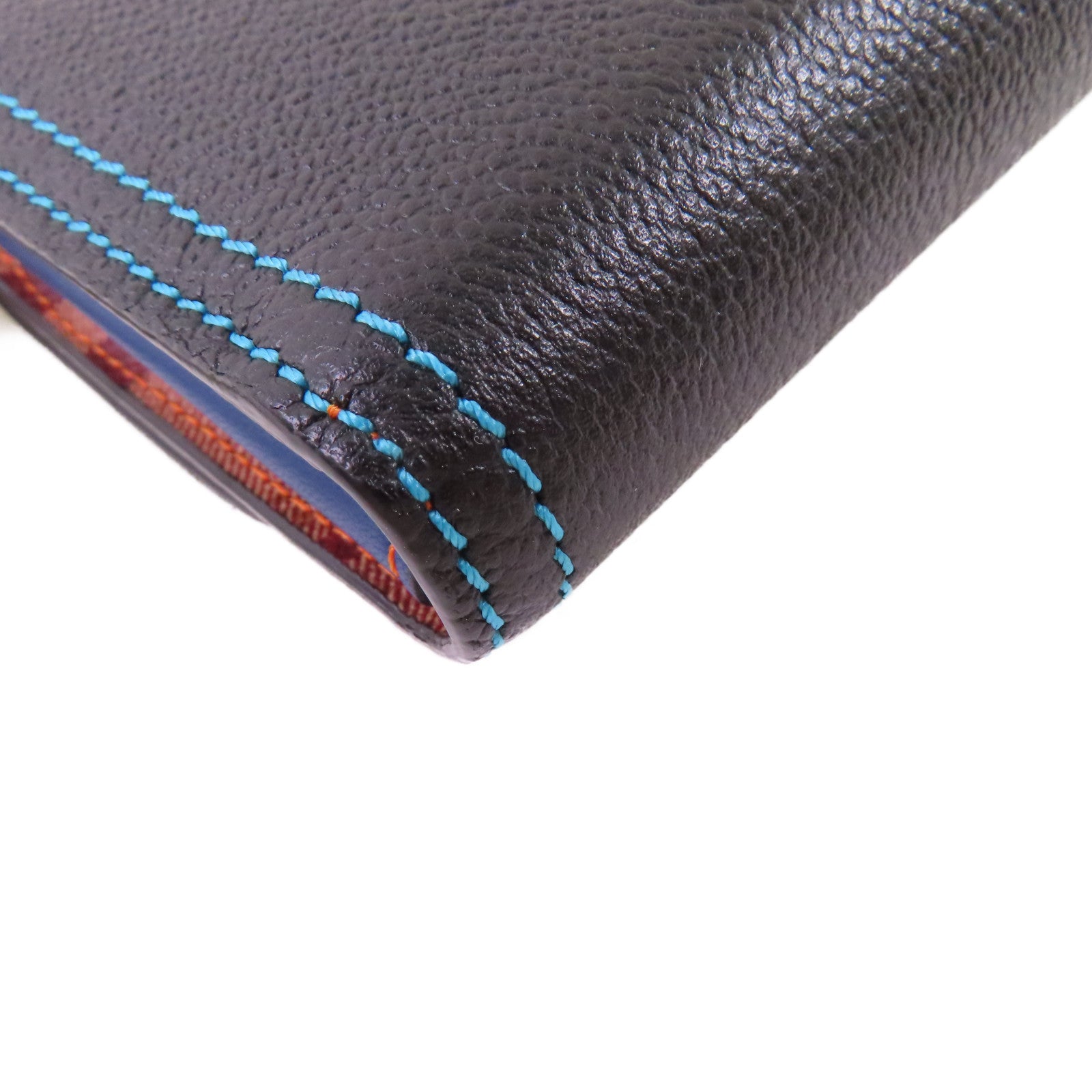 BURBERRY 牛皮皮革Wallet On Chain Shoulder Bag金扣肩背袋黑色