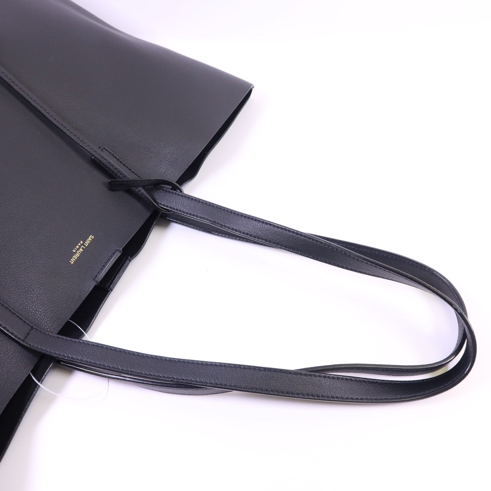 SAINT LAURENT 牛皮皮革Totebag金扣手挽袋
