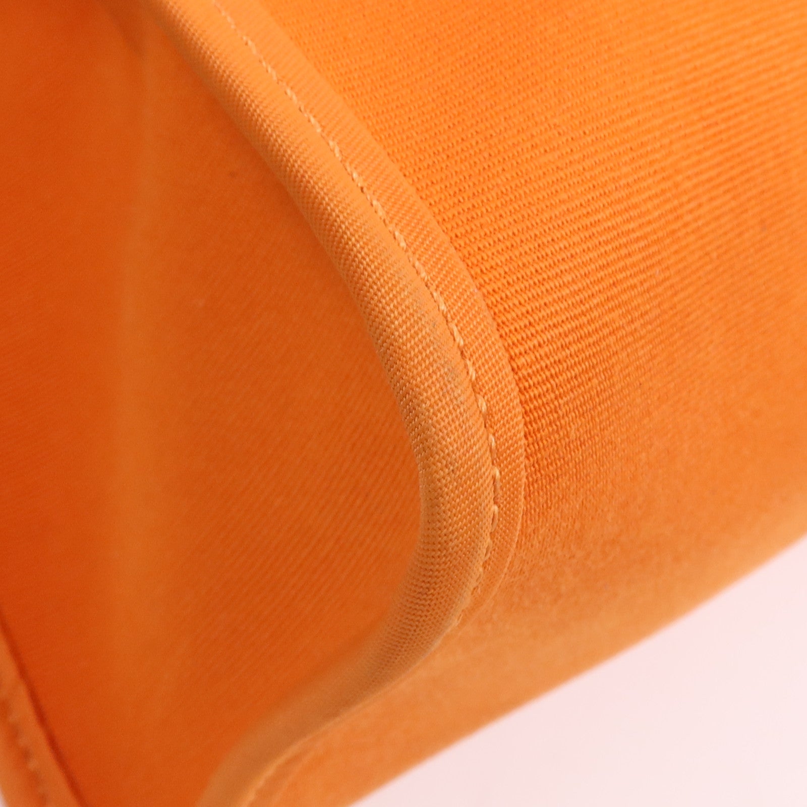 HERMES 帆布Herbag PM銀扣手挽肩背兩用袋Feu