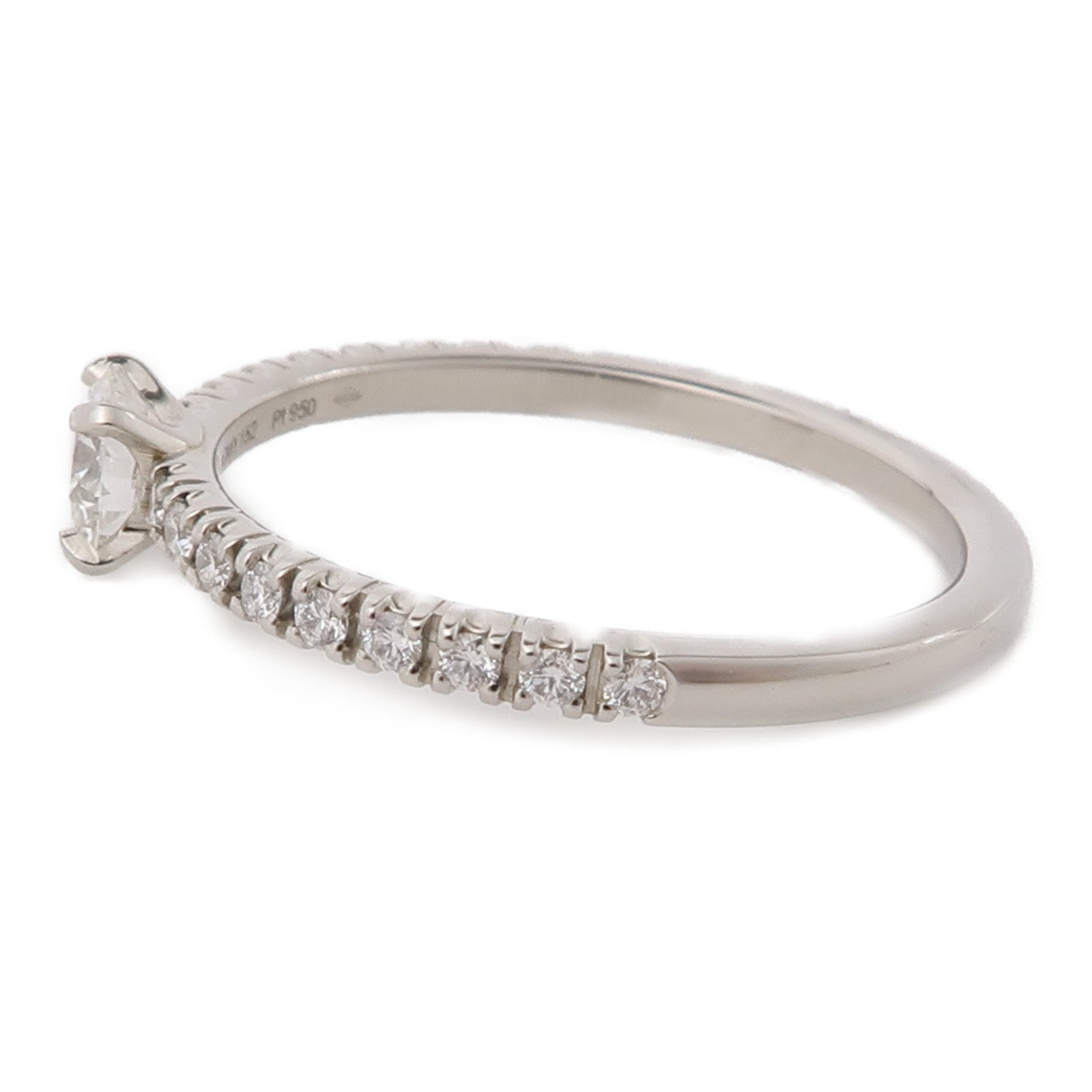 CARTIER PT950鉑金Etincelle Platinum De Cartier Diamond Ring戒指Cartier#46/US#3.75