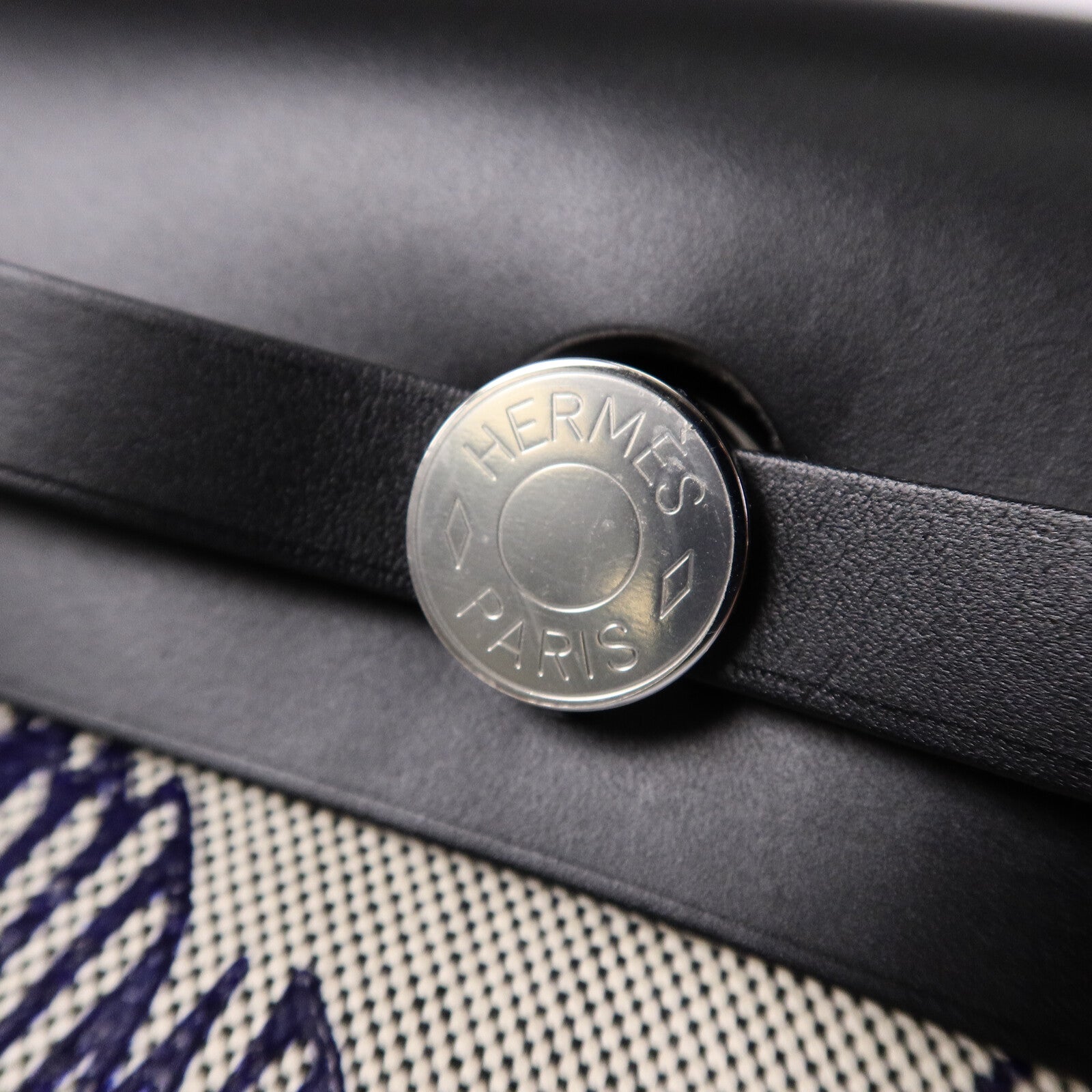 HERMES 帆布Herbag Pegasus Pop PM手挽肩背兩用袋Noir