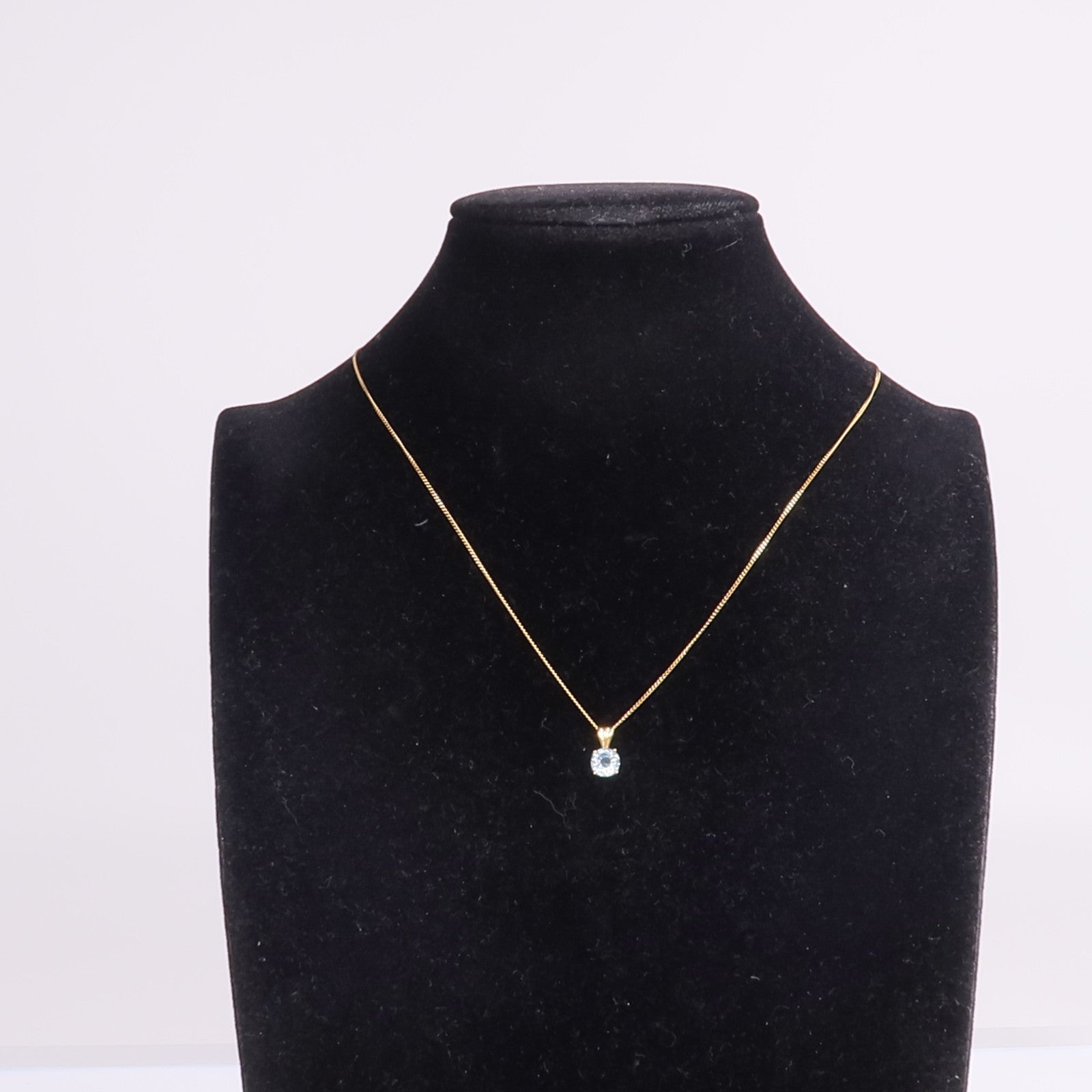 JEWELRY 【激減優惠】18K黃金Crystal Necklace水晶項鍊