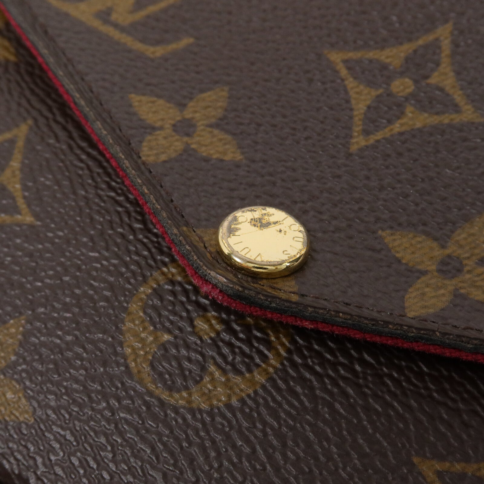 LOUIS VUITTON Monogram Pochette Felicie鏈帶肩背袋