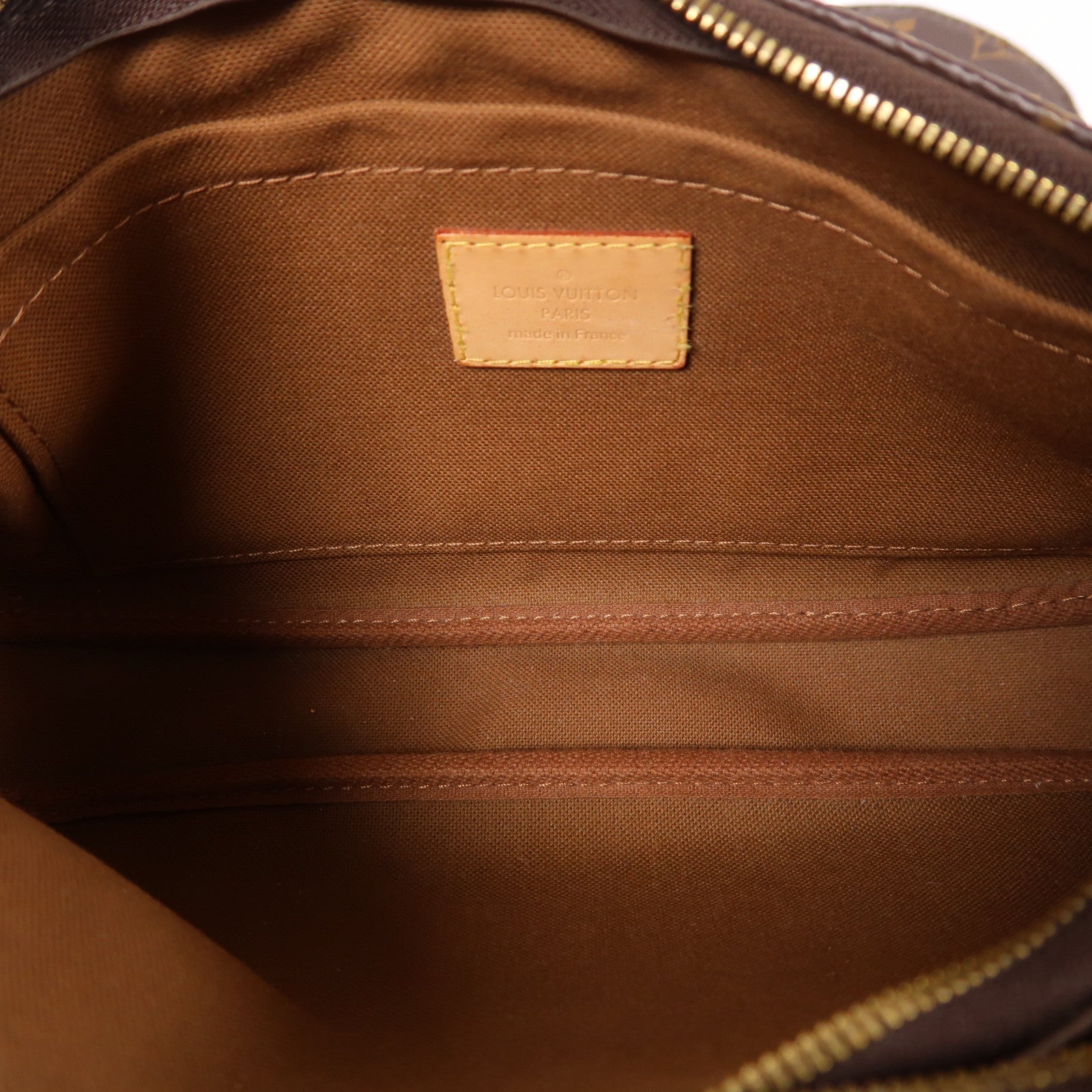 LOUIS VUITTON Monogram Multi Pochette Accessoires金扣肩背袋棕色