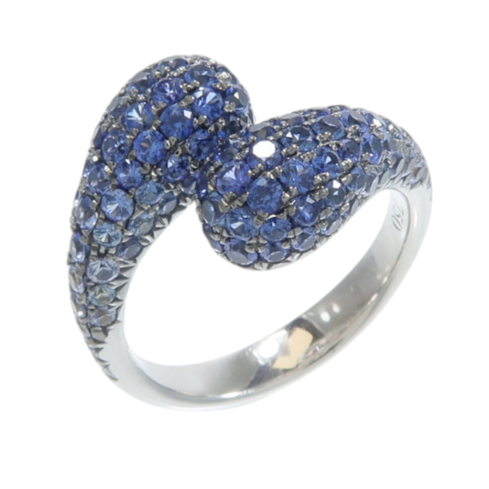 JEWELRY 18K白金Sapphire Ring藍寶石戒指