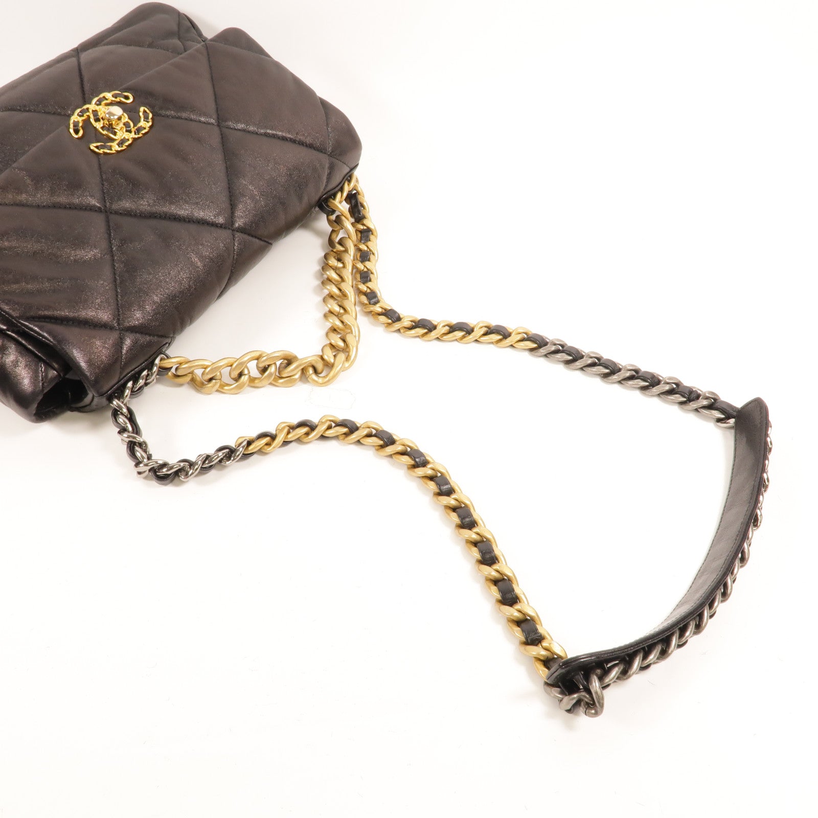 CHANEL 羊皮皮革Chanel 19Shoulder Bag手挽肩背兩用袋