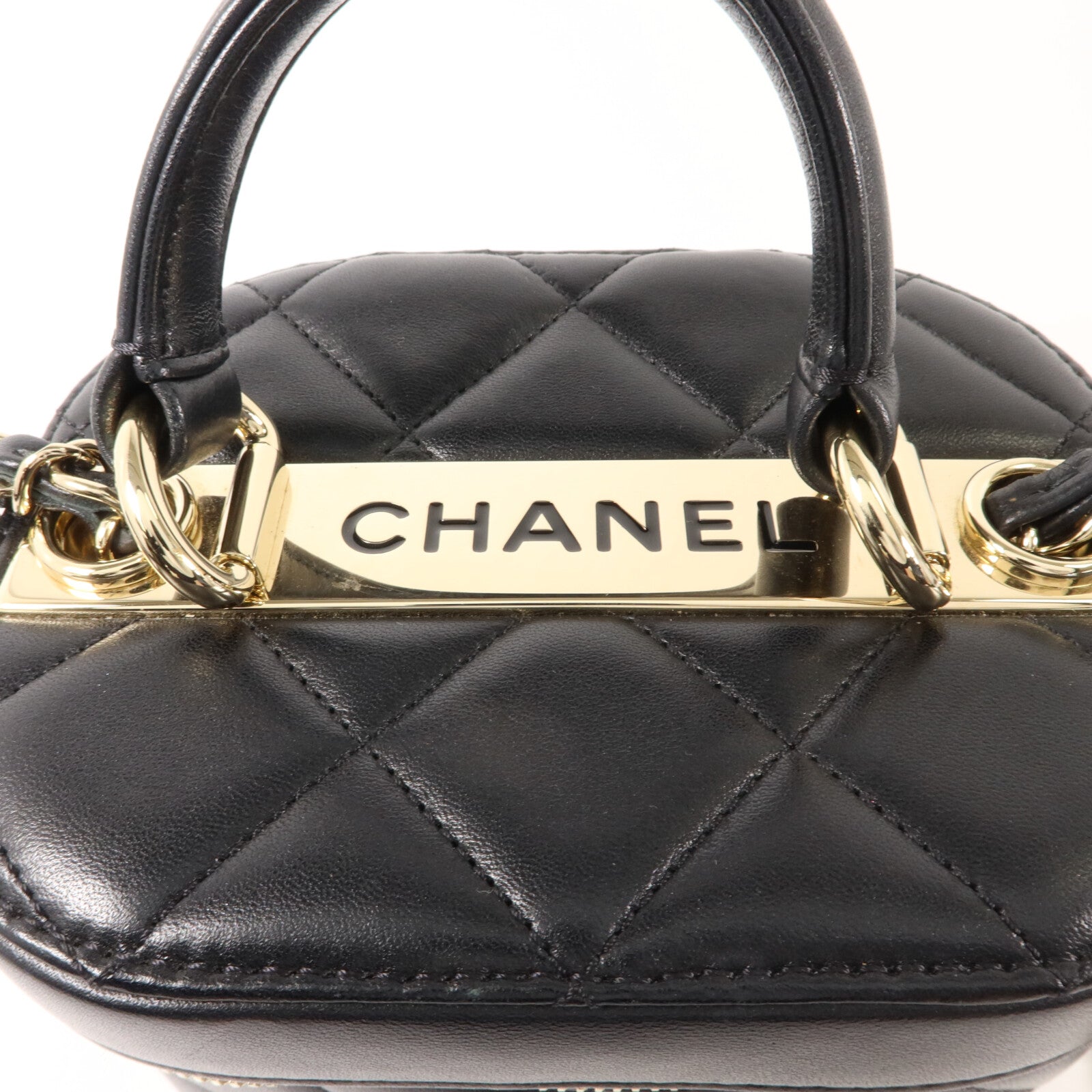 CHANEL 羊皮皮革Trendy CC Vanity Case手挽肩背兩用袋