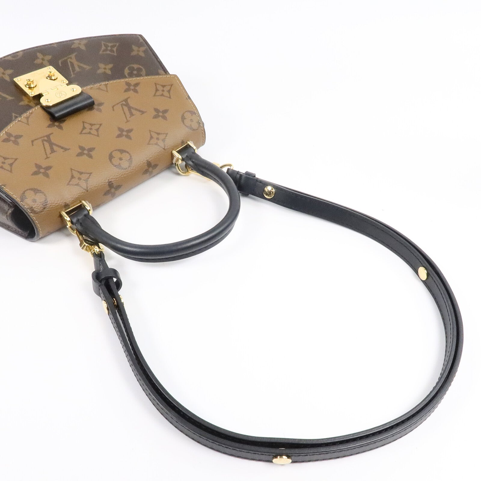 LOUIS VUITTON Monogram Reverse Tilsitt手挽肩背兩用袋
