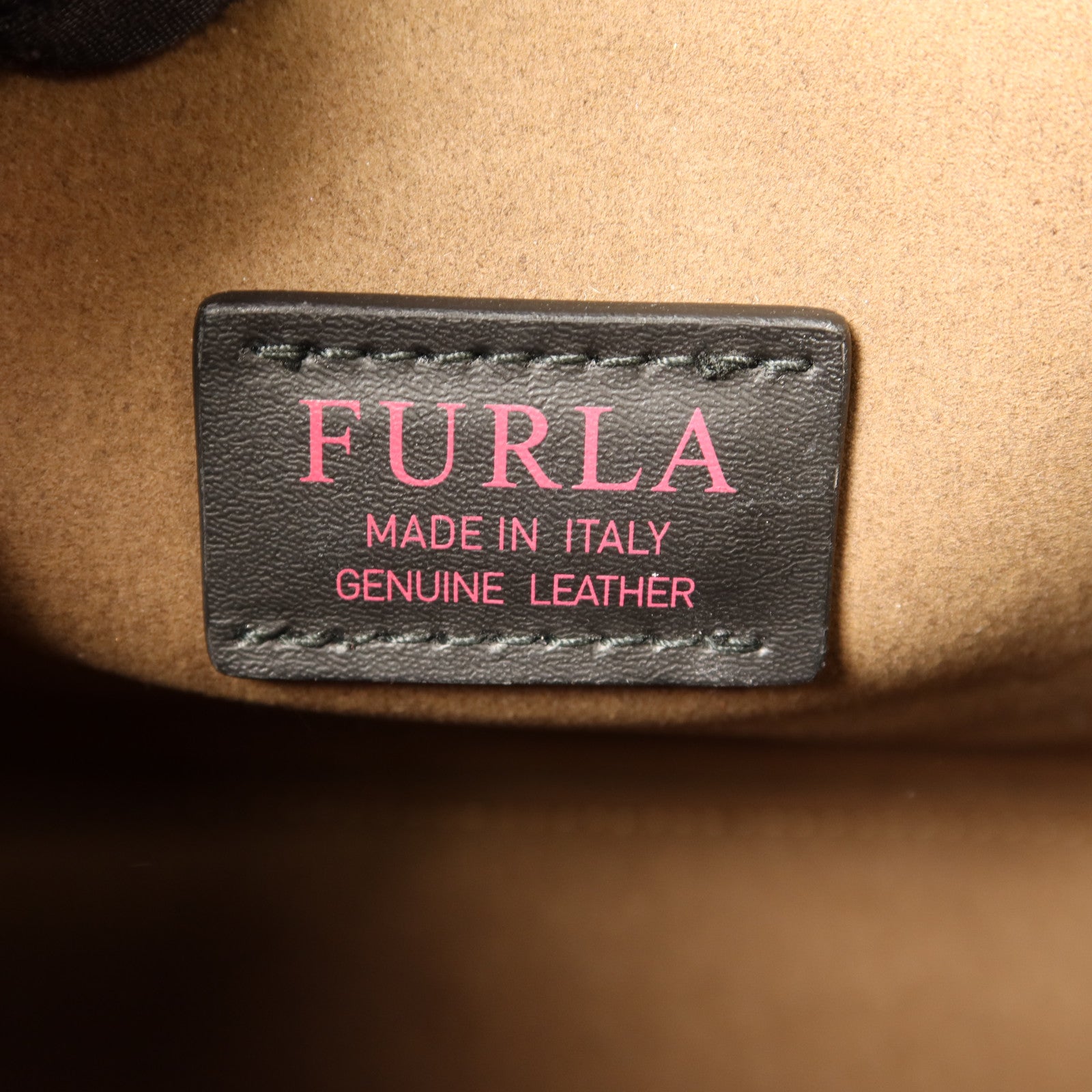 Furla 牛皮皮革2 Way Shoulder金扣手挽肩背兩用袋