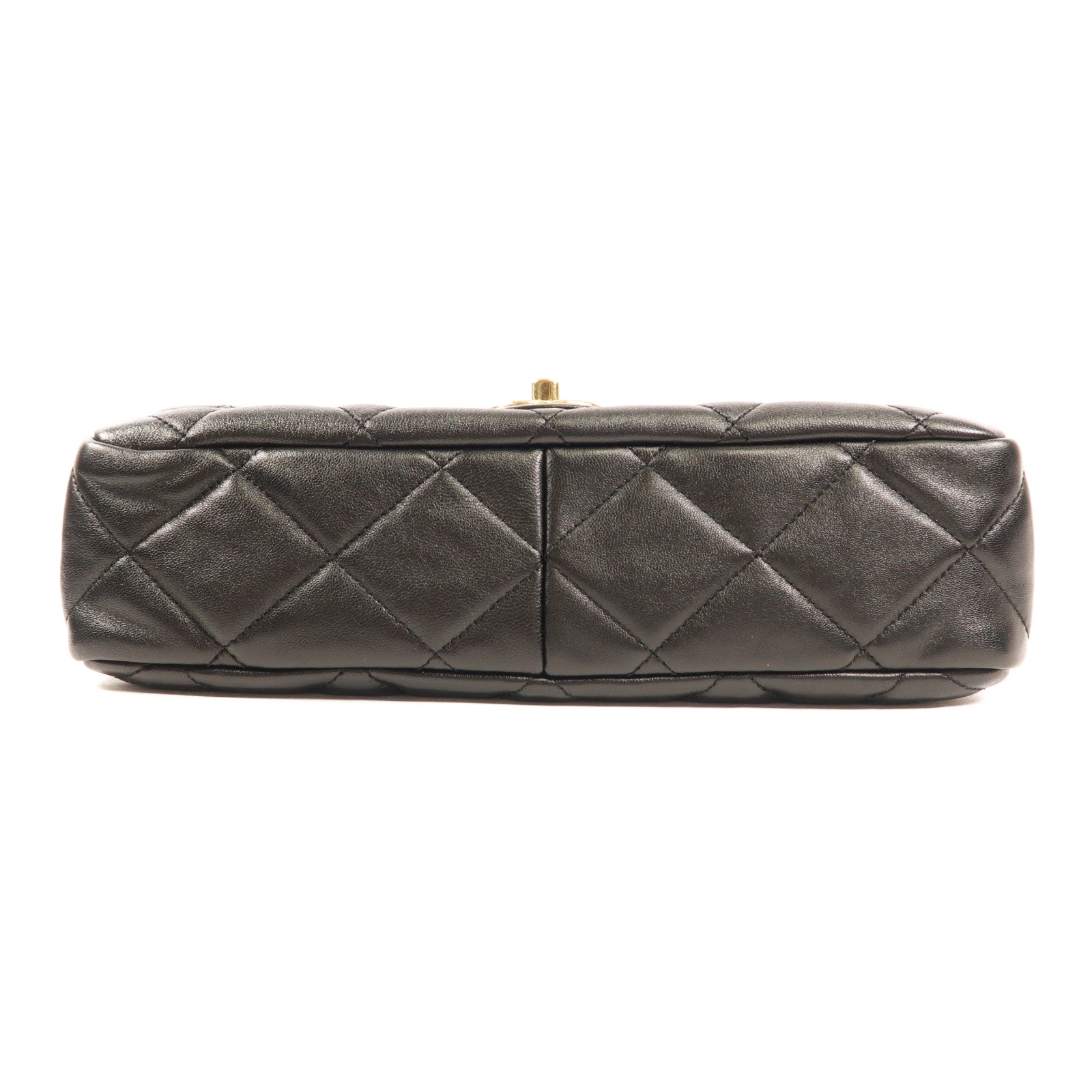 CHANEL 牛皮皮革Chain Shoulder Bag金扣鏈帶肩背袋