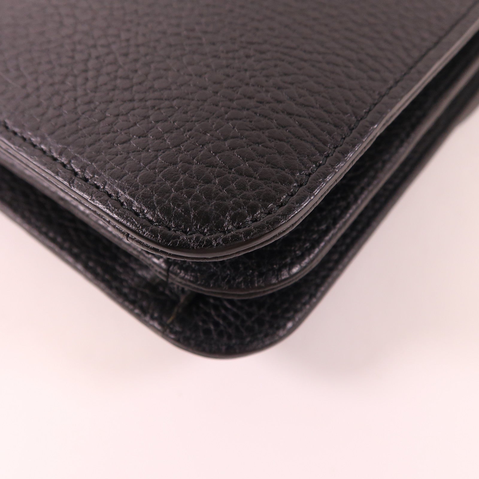 GUCCI 牛皮皮革Chain Shoulder金扣鏈帶肩背袋