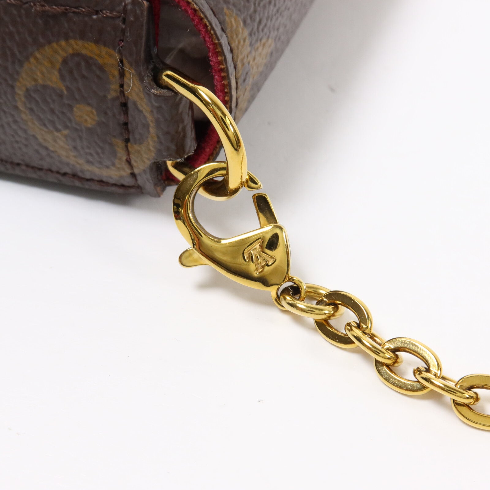 LOUIS VUITTON Monogram Pochette Felicie鏈帶肩背袋