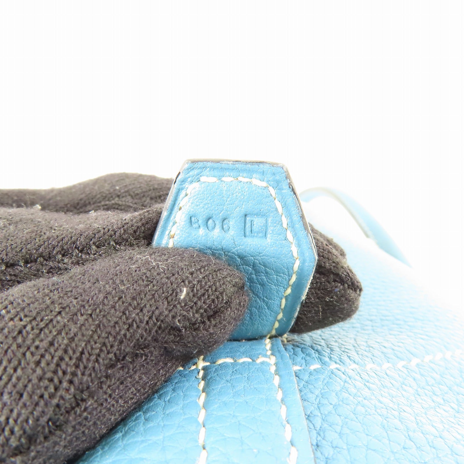 HERMES PHW Bolide 31 2way Shoulder Bag Clemence Leather Bleu Jean