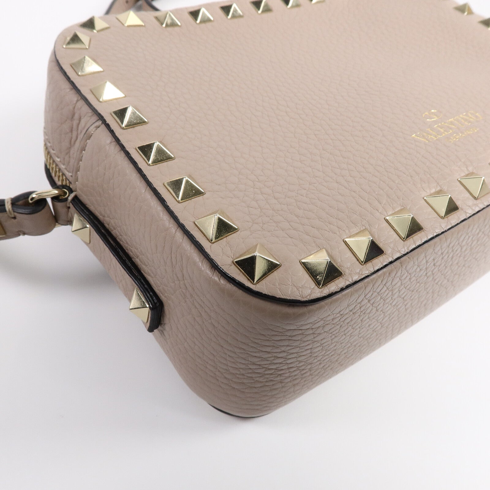 Valentino 牛皮皮革Garavani Rockstud肩背袋