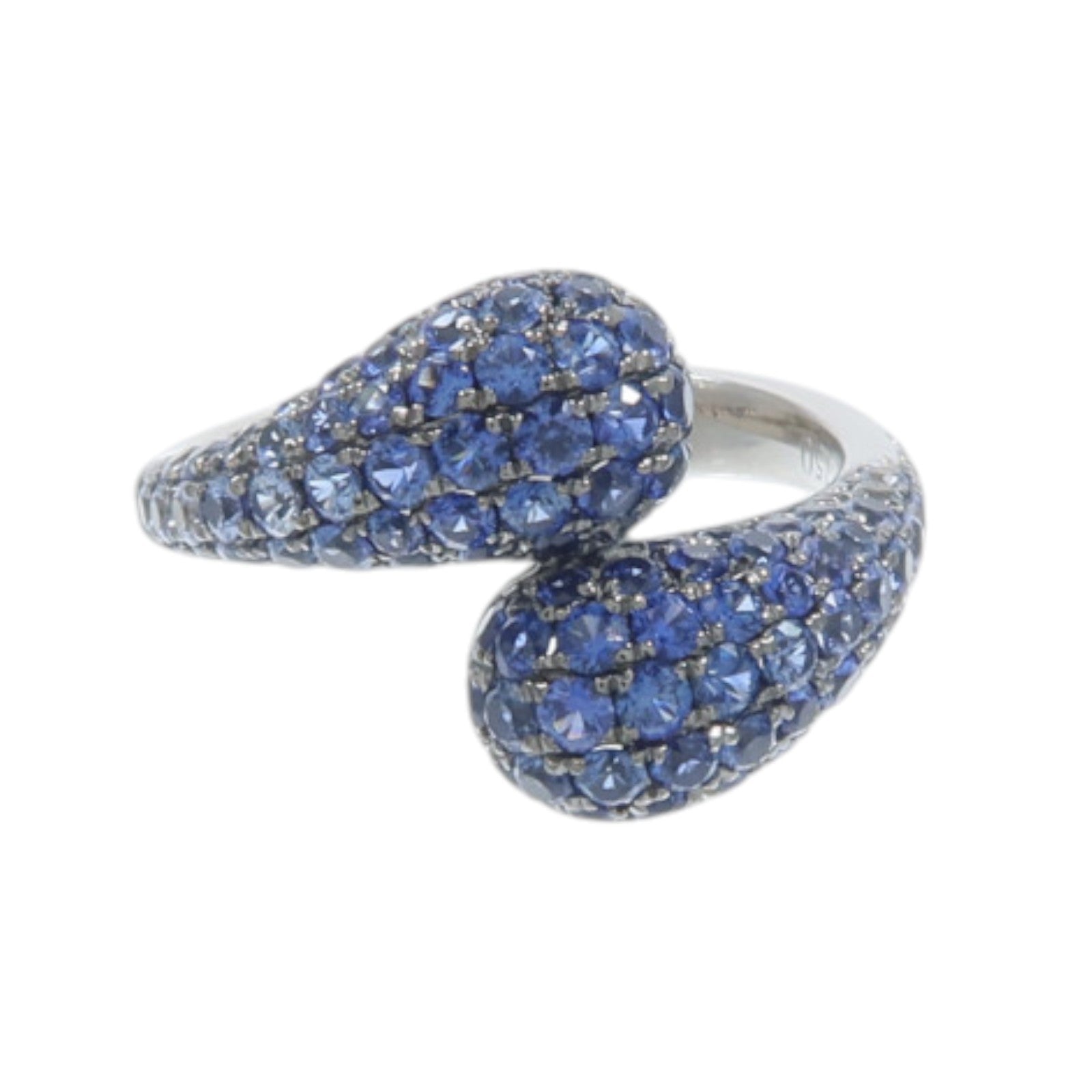 JEWELRY 18K白金Sapphire Ring藍寶石戒指