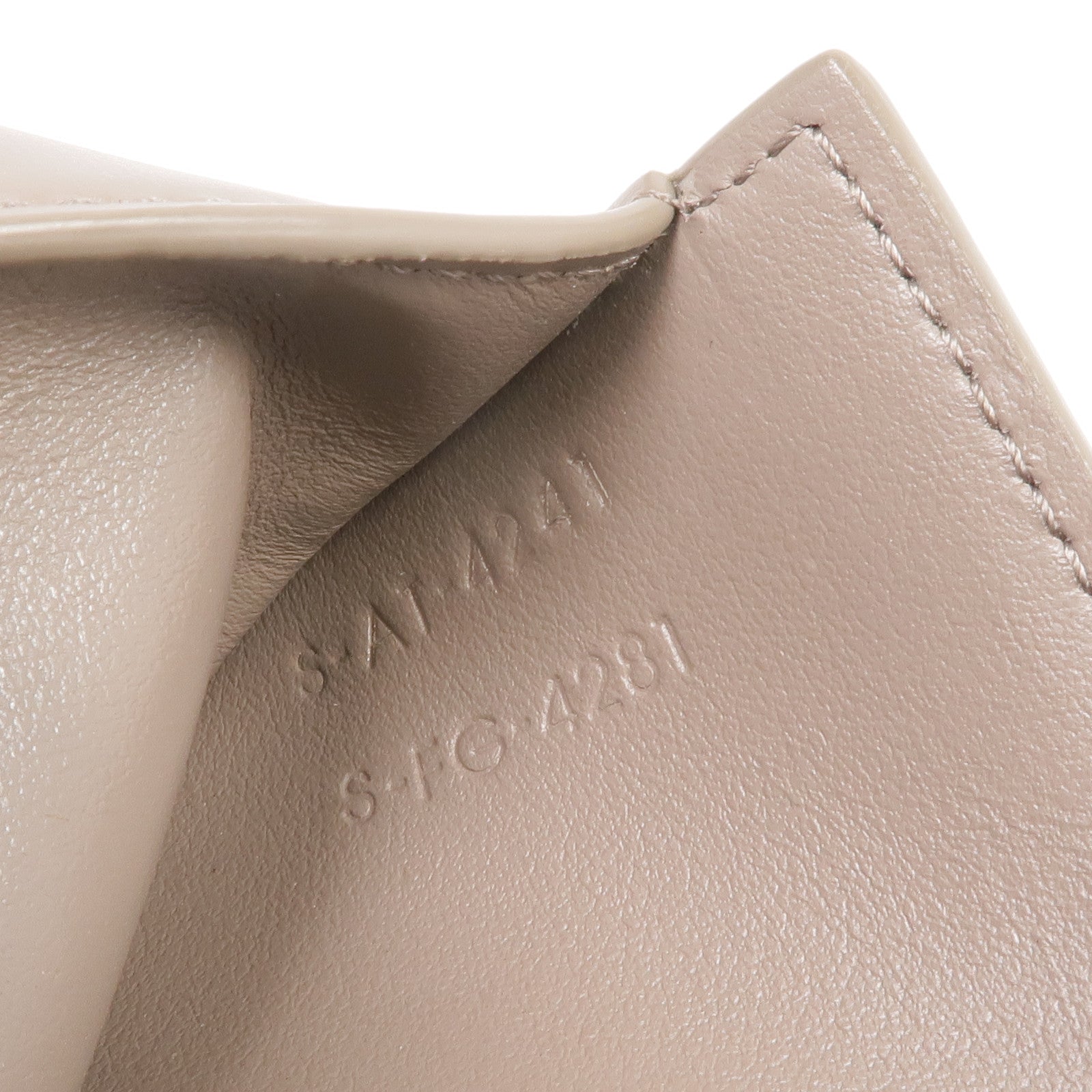 CELINE 牛皮皮革Wallet金扣錢包