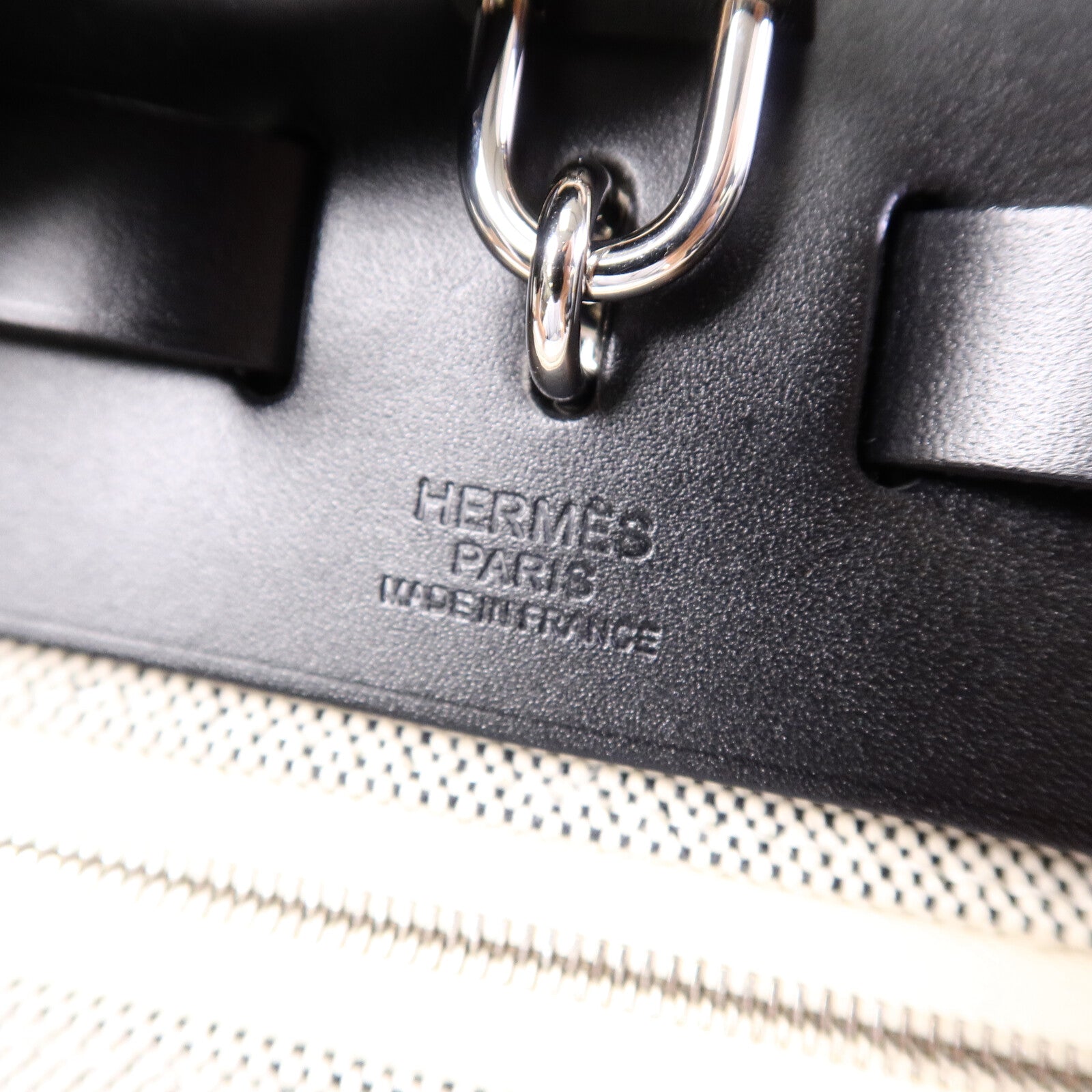 HERMES 帆布Herbag Pegasus Pop PM手挽肩背兩用袋Noir