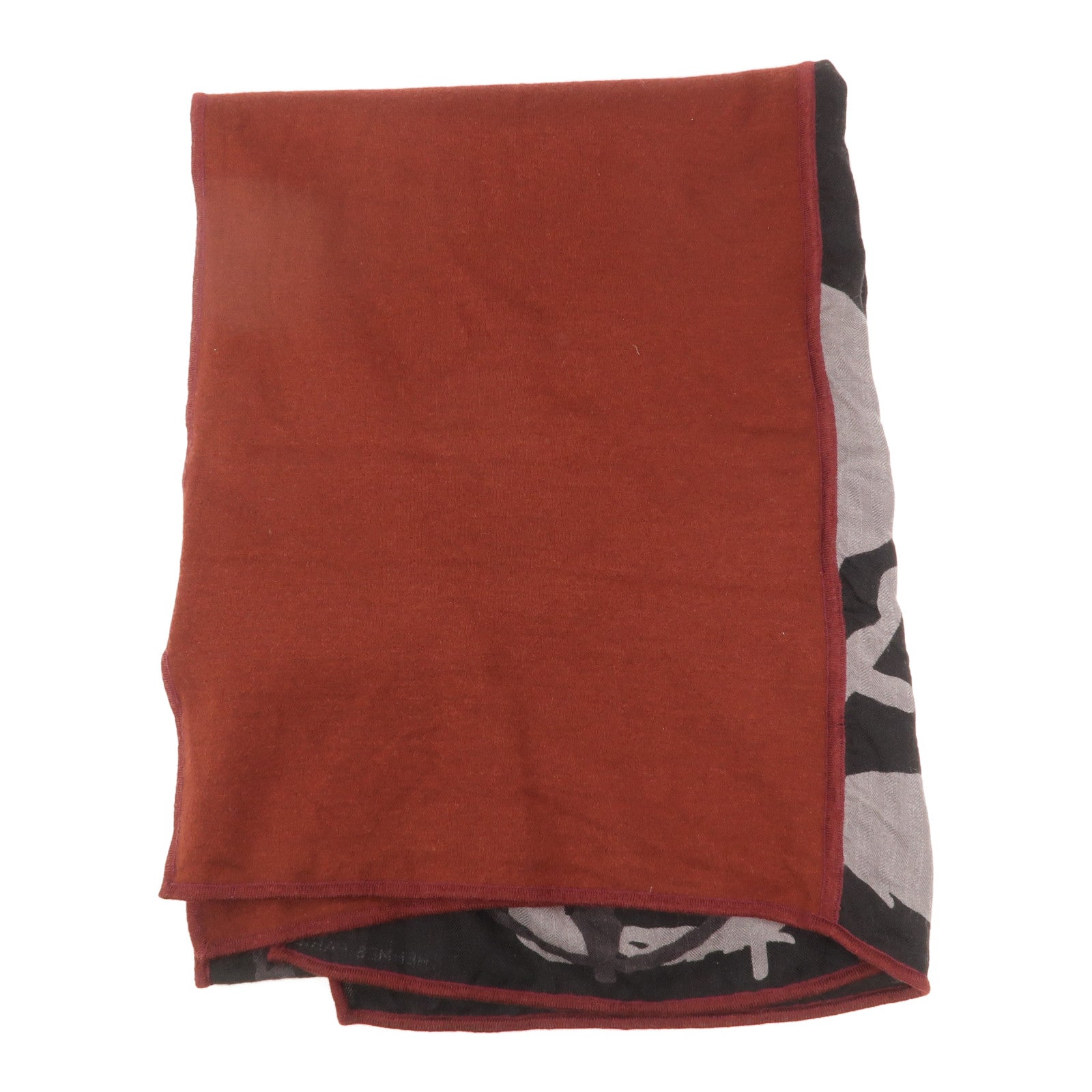 HERMES 絲質/羊絨Scarf 63X160cm圍巾