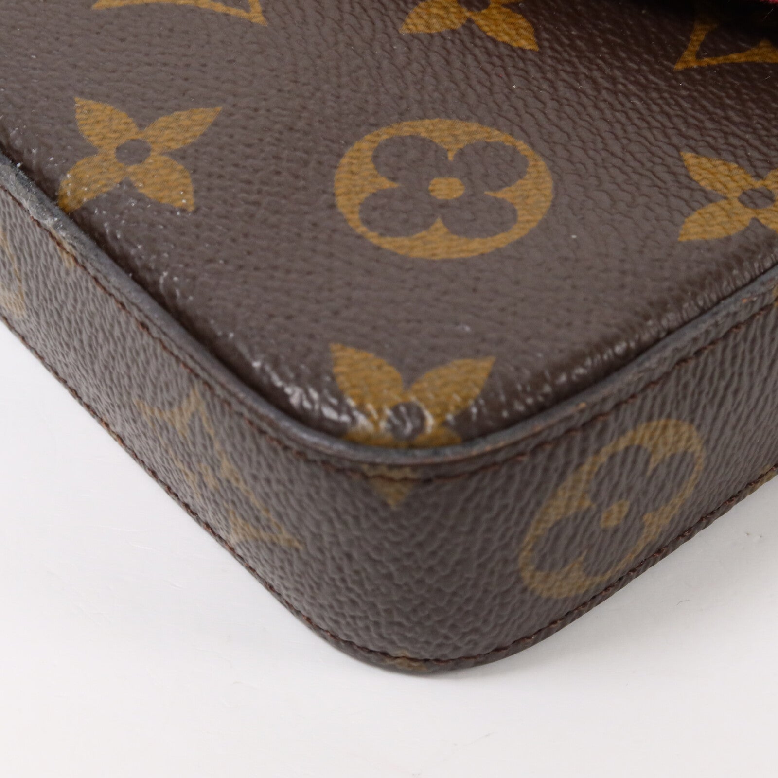 LOUIS VUITTON Monogram Pochette Felicie鏈帶肩背袋