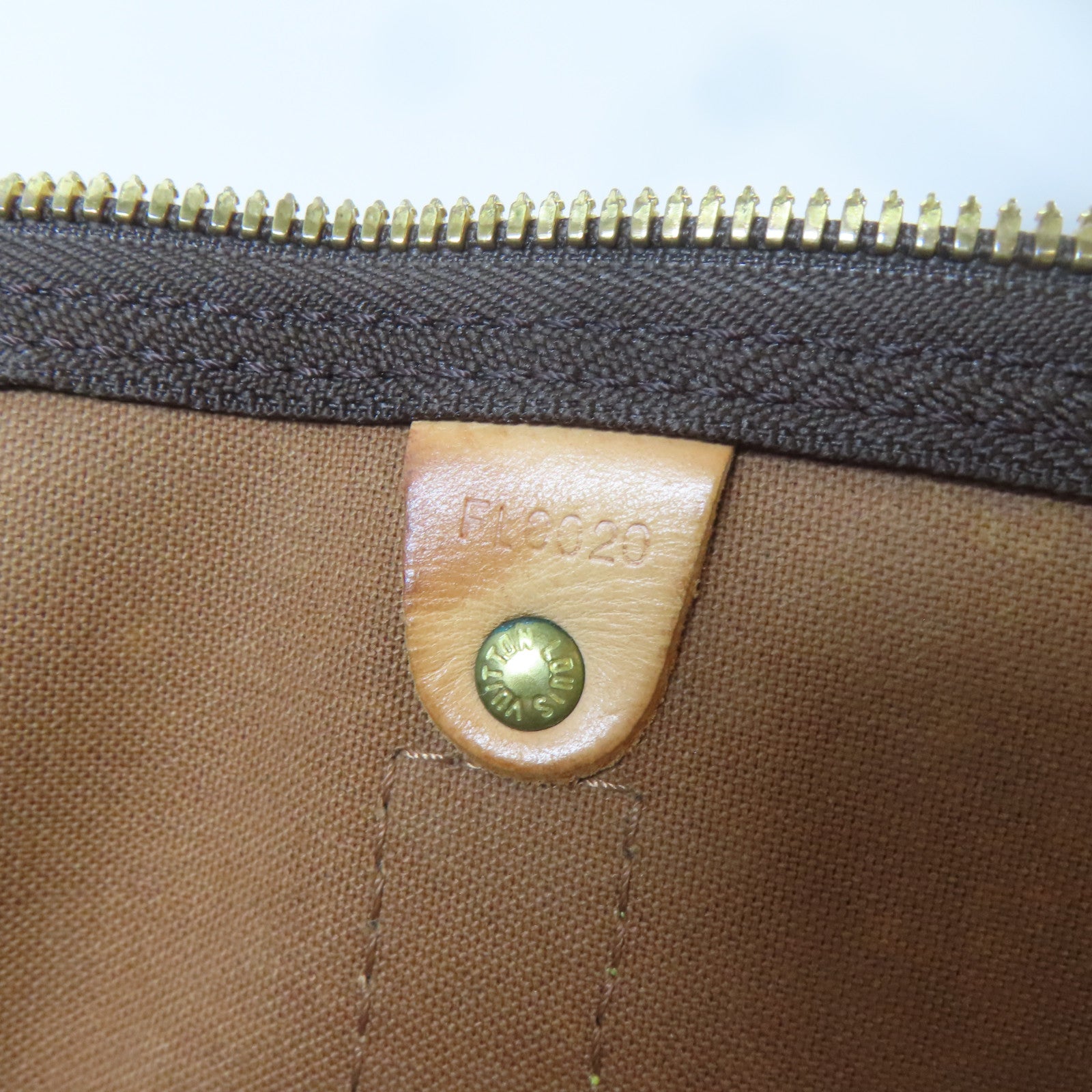 LOUIS VUITTON Monogram Keepall Bandouliere 50金扣手挽肩背兩用袋啡色