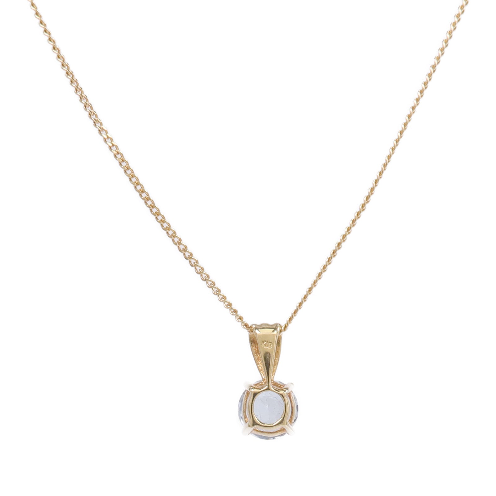 JEWELRY 【激減優惠】18K黃金Crystal Necklace水晶項鍊